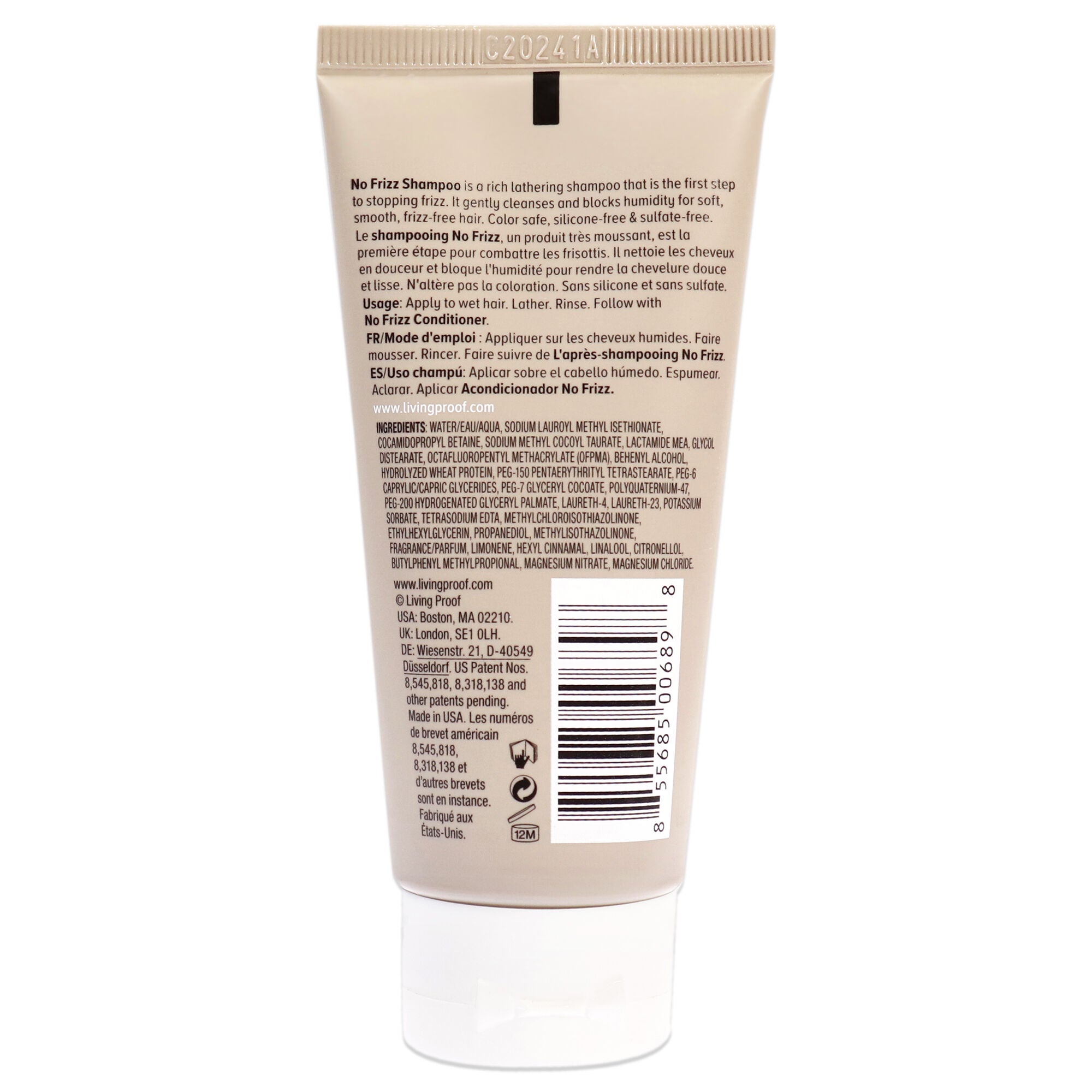 No Frizz Shampoo by Living Proof for Unisex - 2 oz Shampoo, See Description, alternate image number 1
