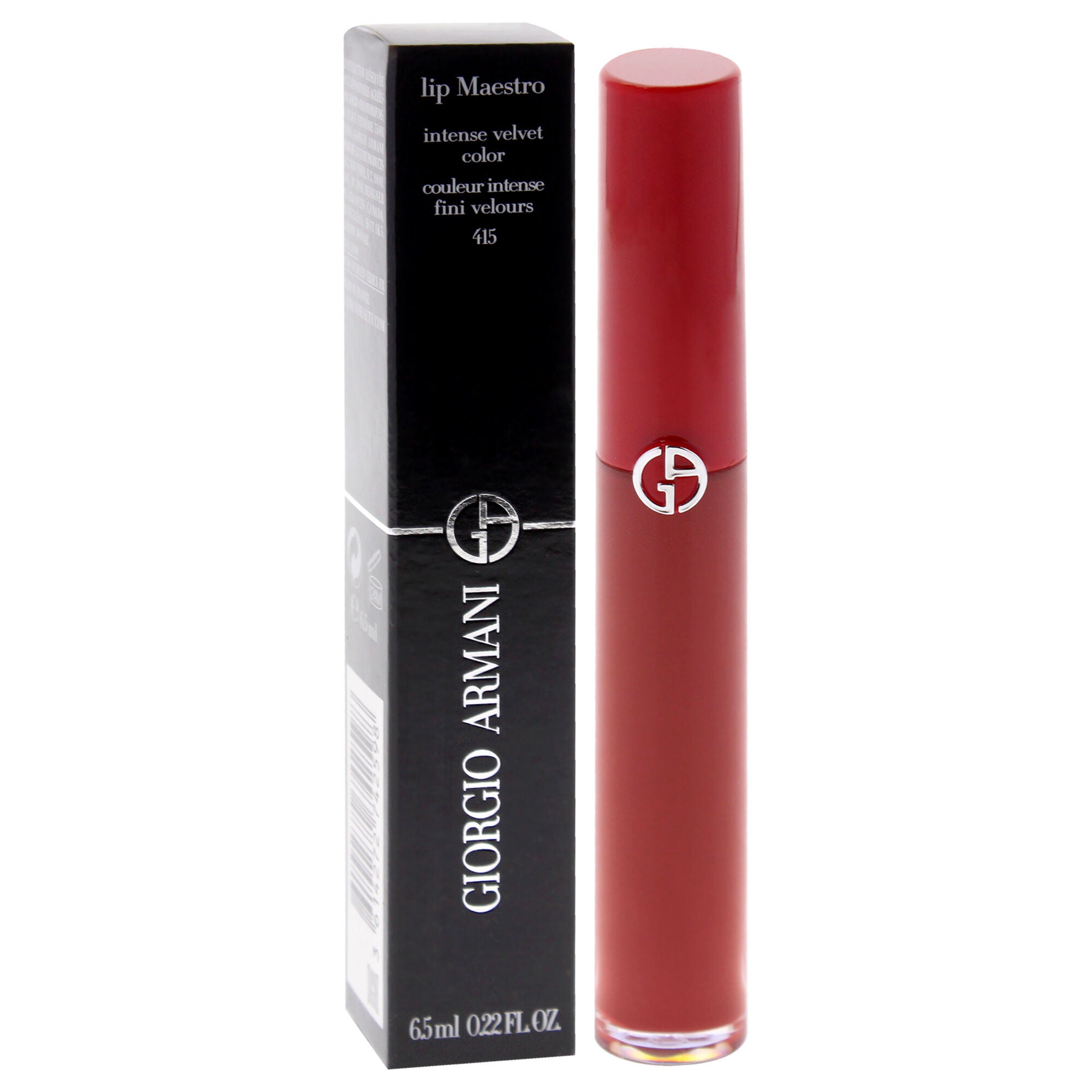 Lip Maestro Liquid Lipstick - 415 Redwood by Giorgio Armani for Women - 0.22 oz Lipstick, See Description, alternate image number 1