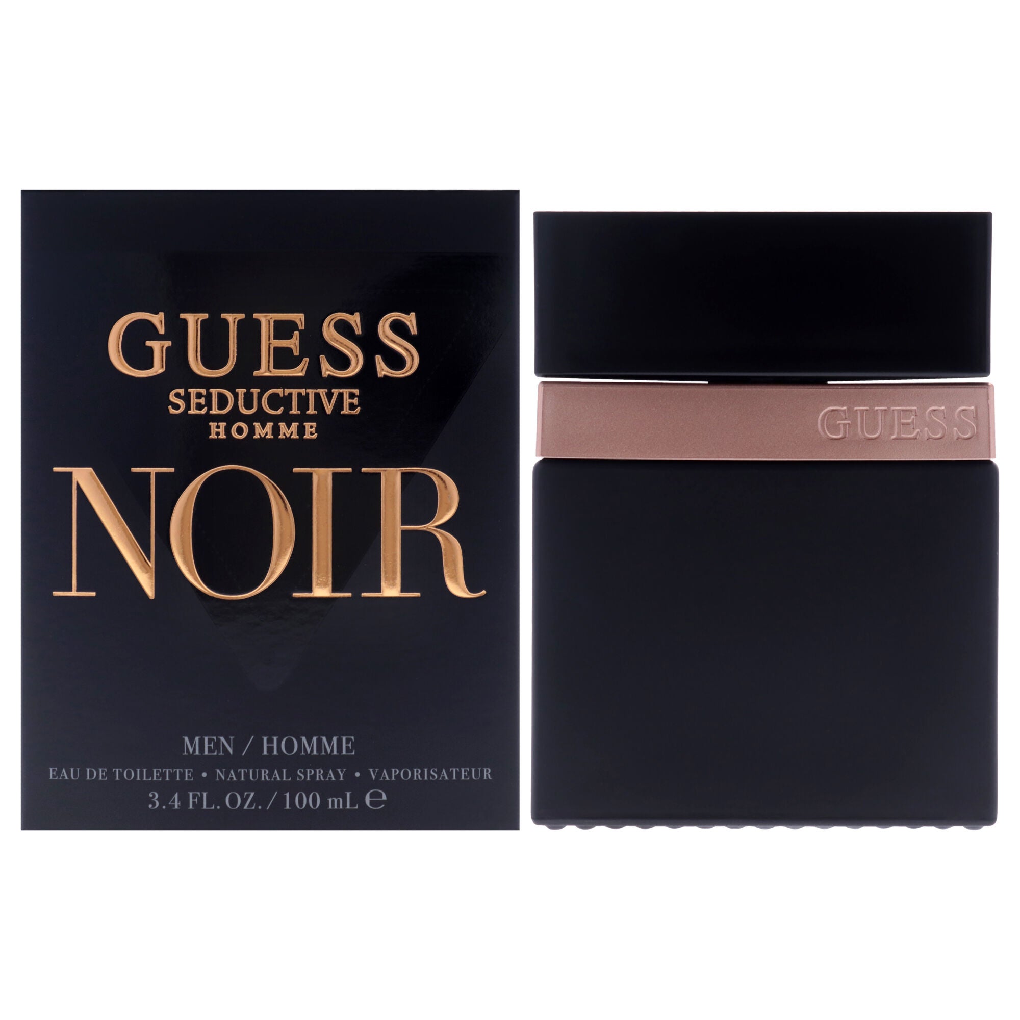 Guess Seductive Homme Noir by Guess for Men - 3.4 oz EDT Spray, See Description, hi-res image number 0