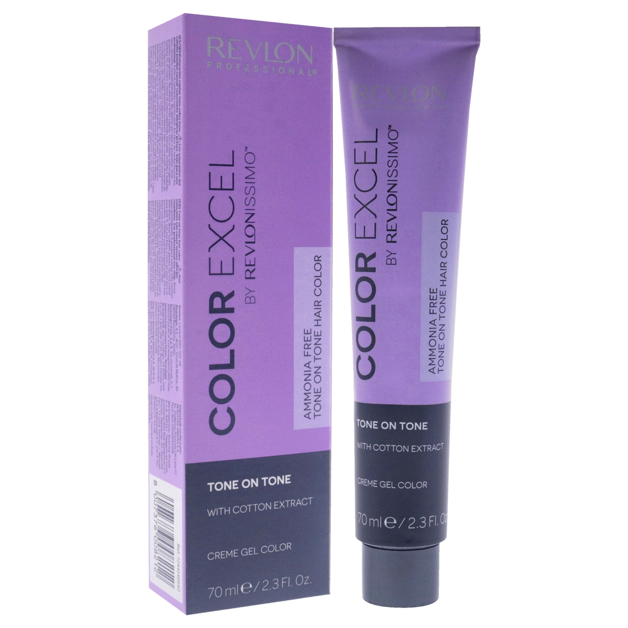 Revlonissimo Color Excel - 6.42 Dark Chestnut Iridescent Blonde by Revlon for Unisex - 2.3 oz Hair Color, See Description, alternate image number 2