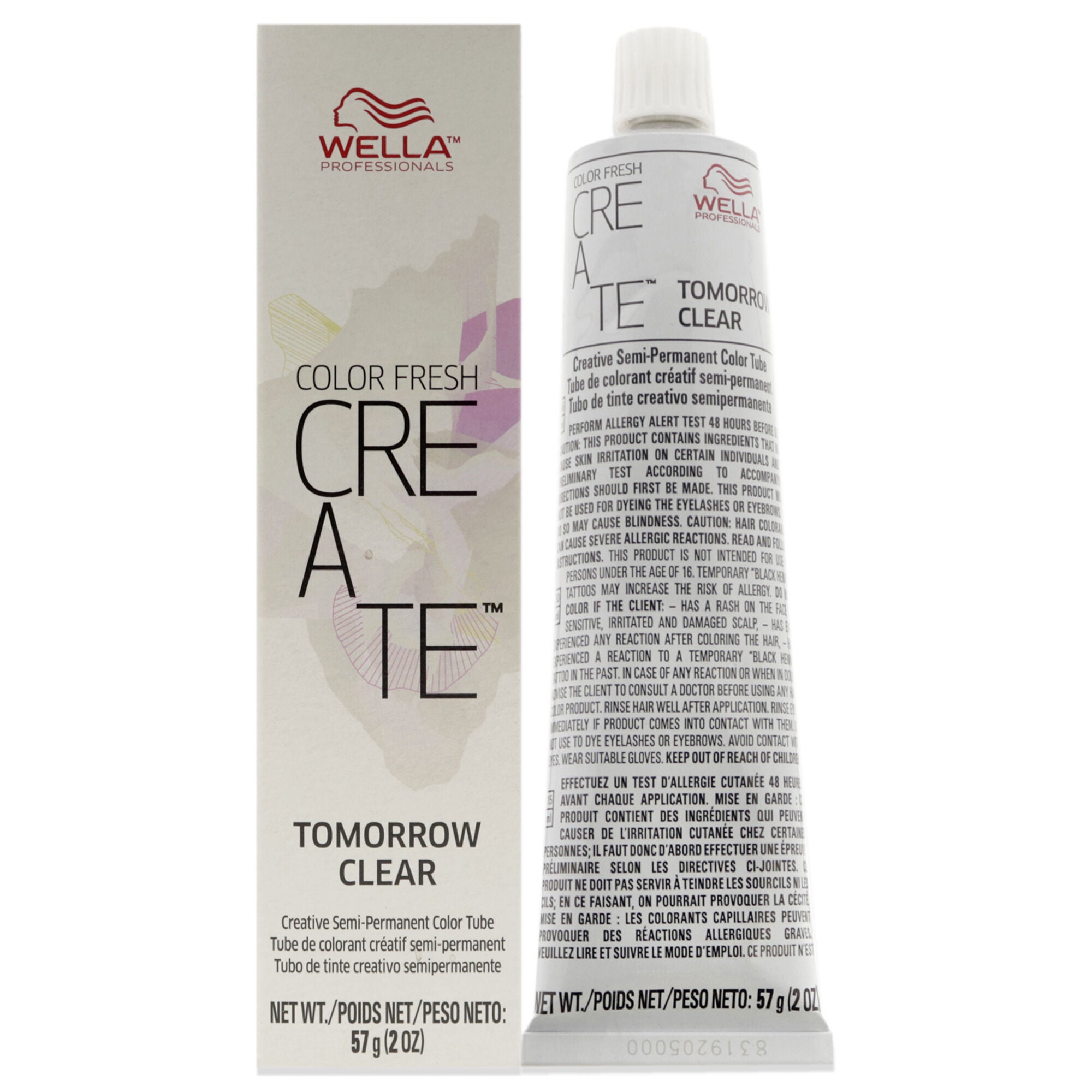Color Fresh Create Semi-Permanent Color - Tomorrow Clear by Wella for Unisex - 2 oz Hair Color, See Description, hi-res image number 0
