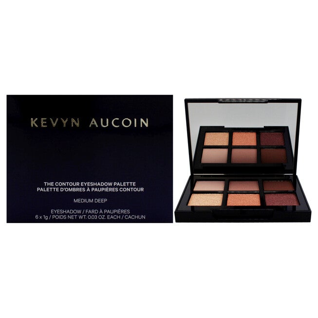 The Contour Eyeshadow Palette - Medium Deep by Kevyn Aucoin for Women - 0.18 oz Eye Shadow, NA, hi-res image number null