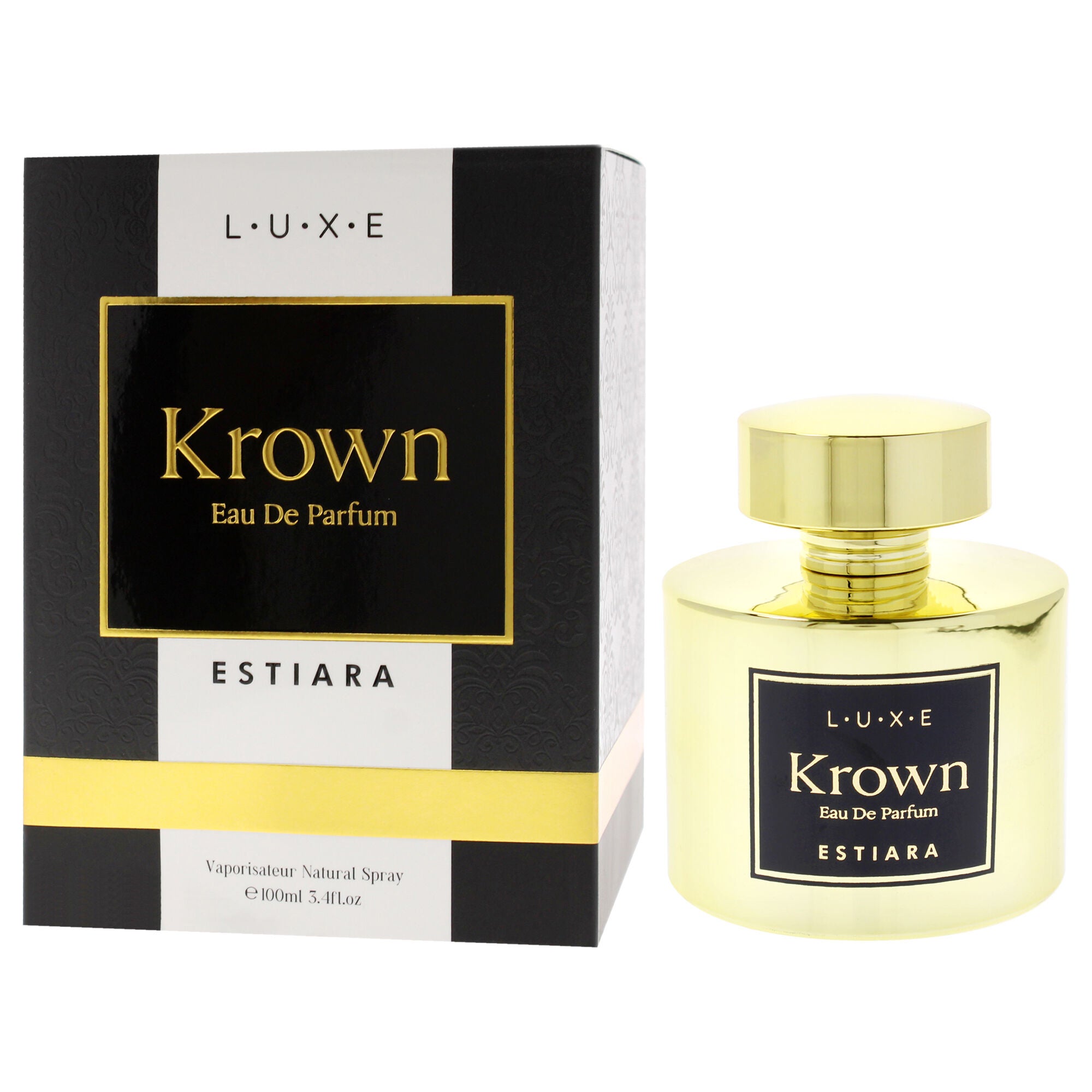Luxe Krown by Estiara for Women - 3.4 oz EDP Spray, Clear, alternate image number 3