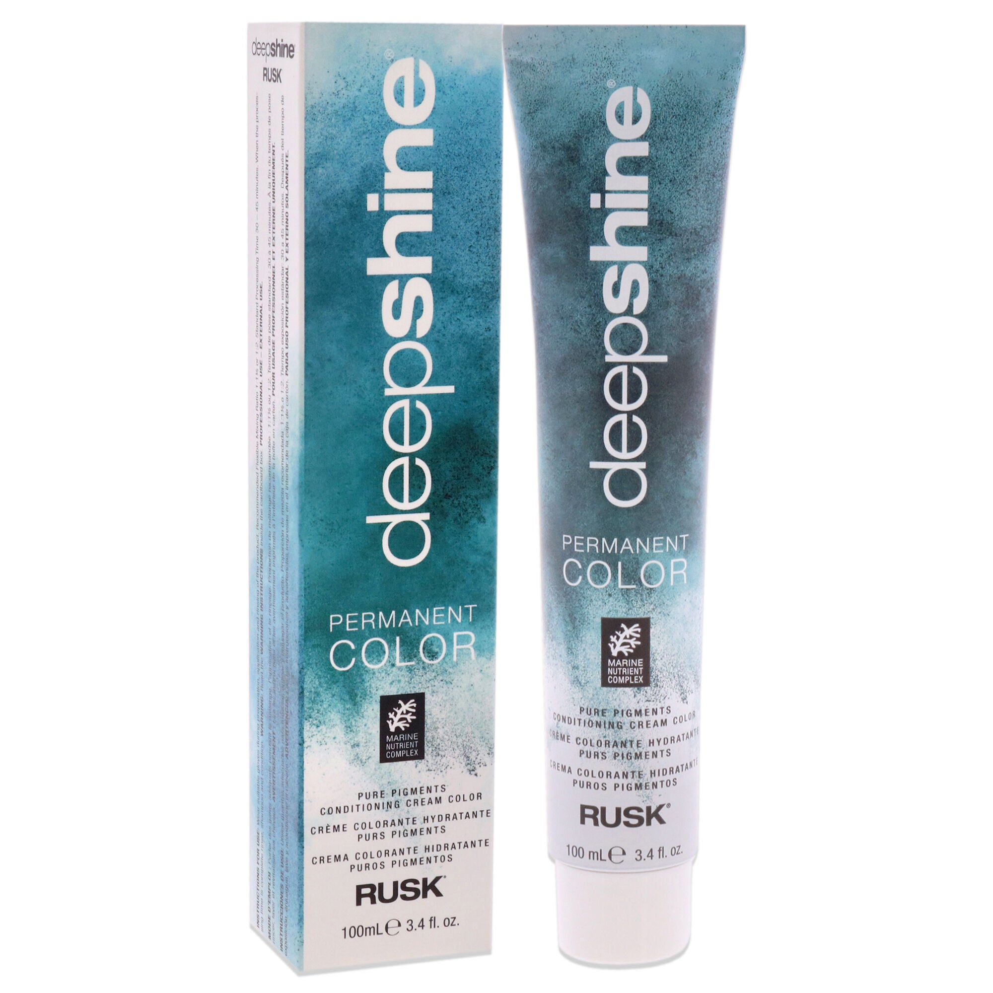 Deepshine Pure Pigments Conditioning Cream Color - 10.11AA Intense Platinum Ash Blonde by Rusk for Unisex - 3.4 oz Hair Color, See Description, alternate image number 2