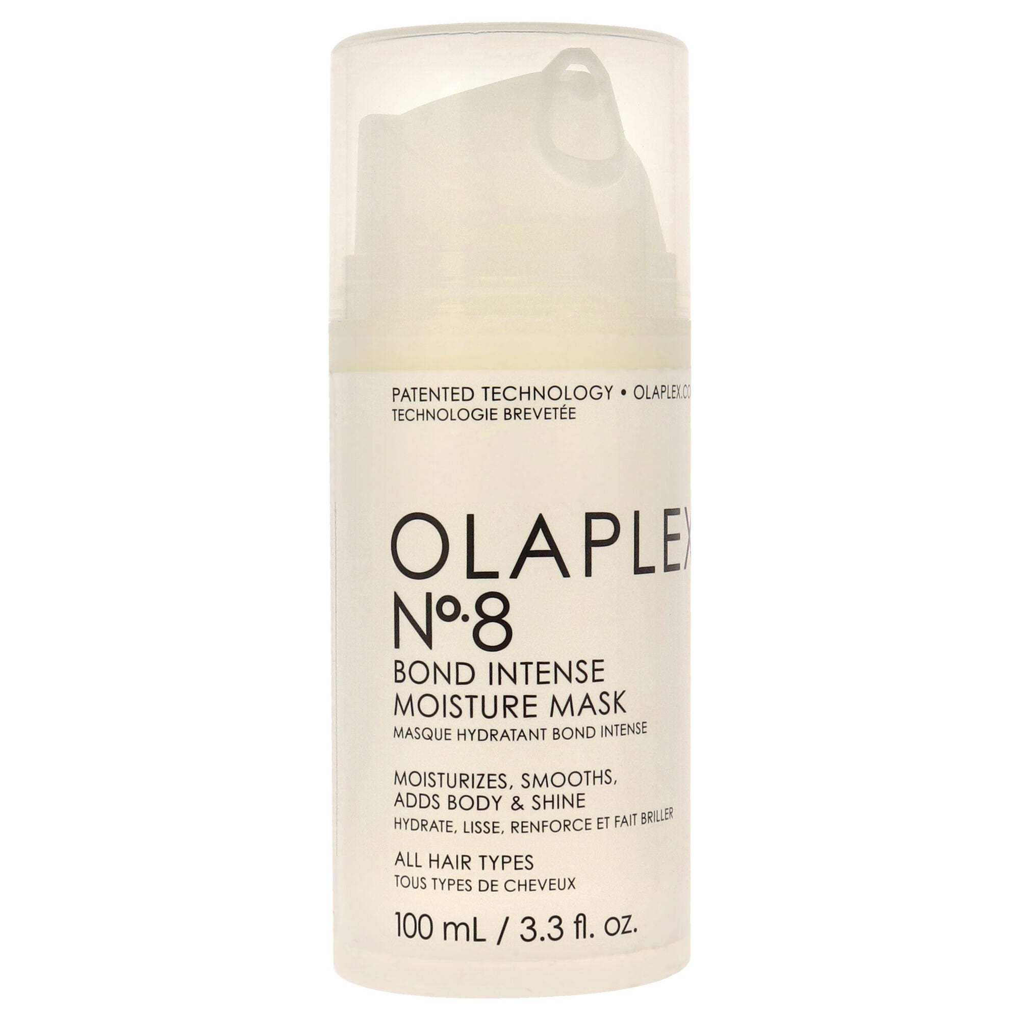 No 8 Bond Intense Moisture Hair Mask by Olaplex for Unisex - 3.3 oz Masque, See Description, hi-res image number 0