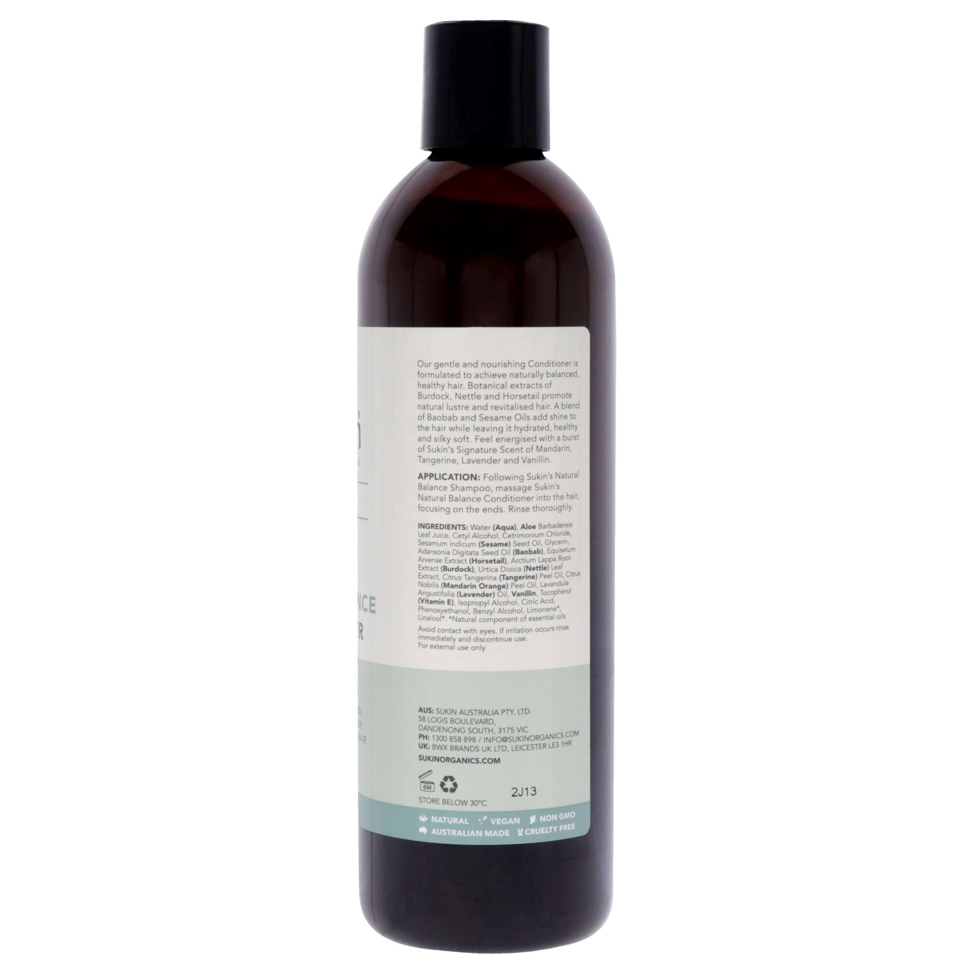 Natural Balance Conditioner by Sukin for Women - 16.9 oz Conditioner, See Description, alternate image number 1