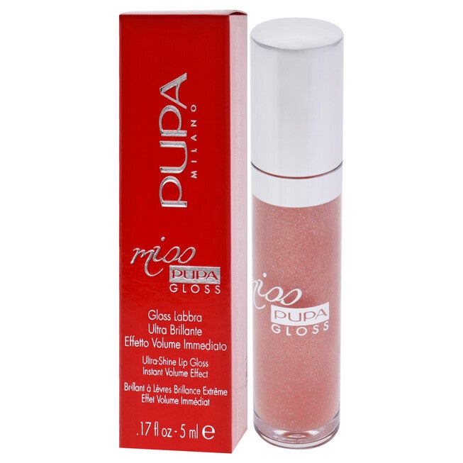 Miss Pupa Gloss Ultra-Shine Lip Gloss - 102 Sexy Skin by Pupa Milano for Women - 0.17 oz Lip Gloss, , alternate image number 7