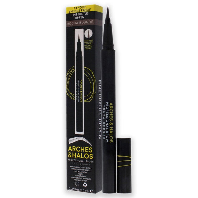 Fine Bristle Tip Pen - Mocha Blonde by Arches and Halos for Women - 0.02 oz Eyebrow Pen, , alternate image number null