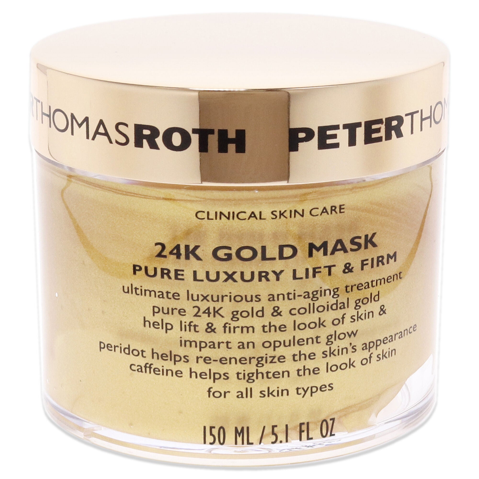 24K Gold Mask Pure Luxury Lift and Firm Mask by Peter Thomas Roth for Unisex - 5.1 oz Mask, , alternate image number 5