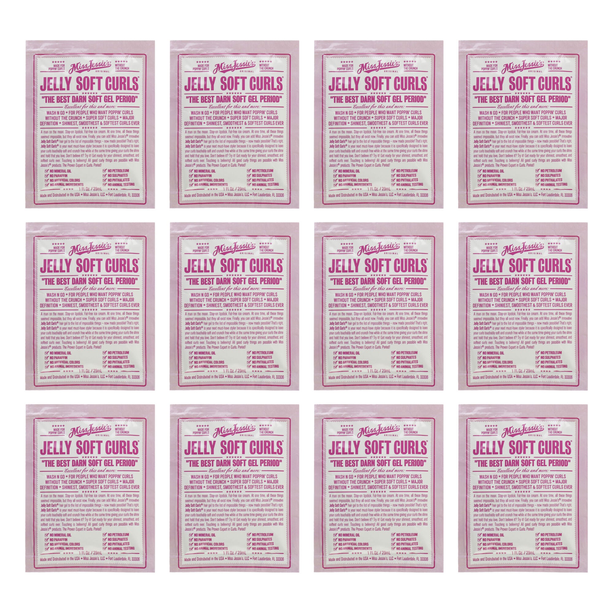 Jelly Soft Curl by Miss Jessies for Unisex - 1 oz Gel - pack of 12, See Description, alternate image number 1