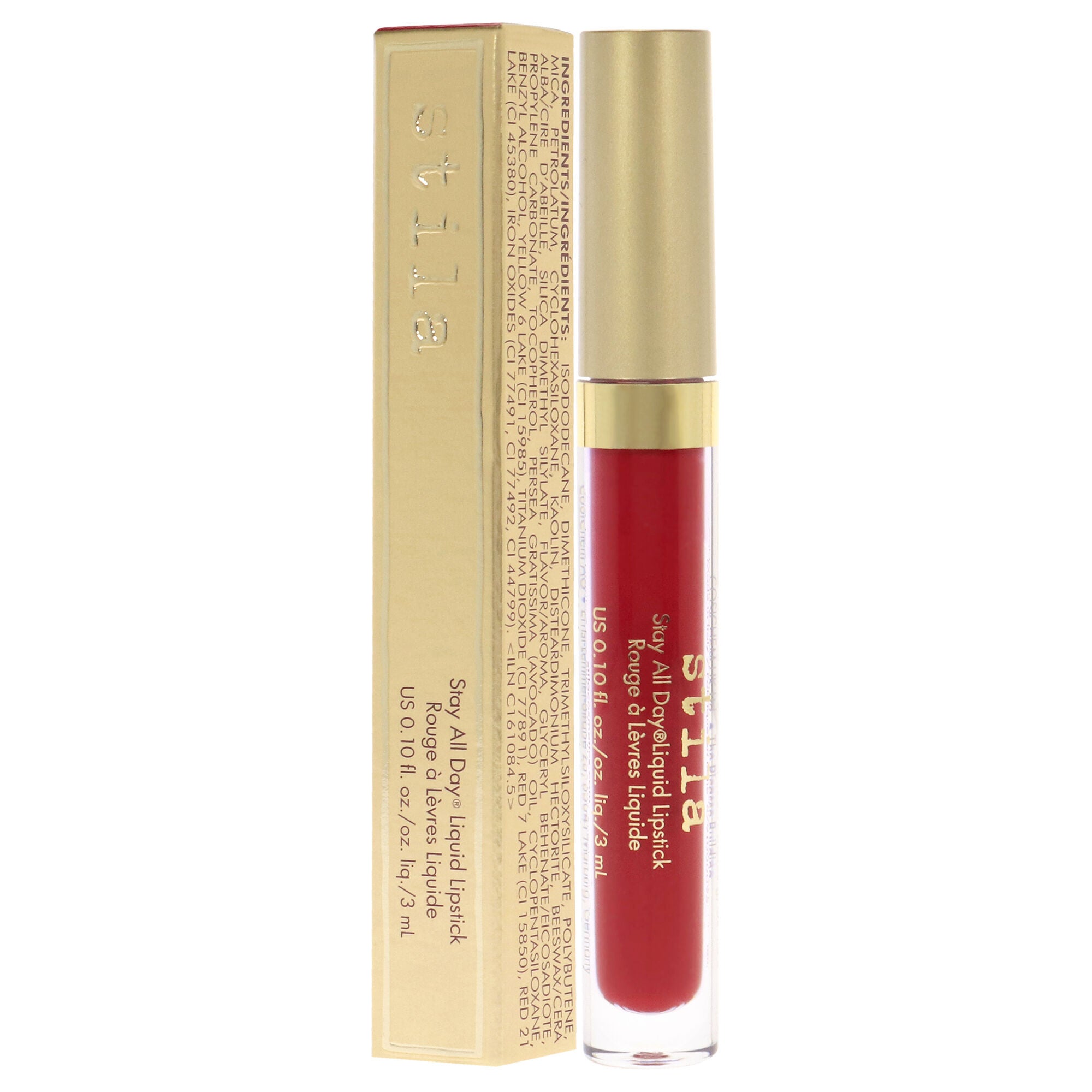 Stay All Day Liquid Lipstick - Fiery by Stila for Women - 0.1 oz Lipstick, See Description, alternate image number 3