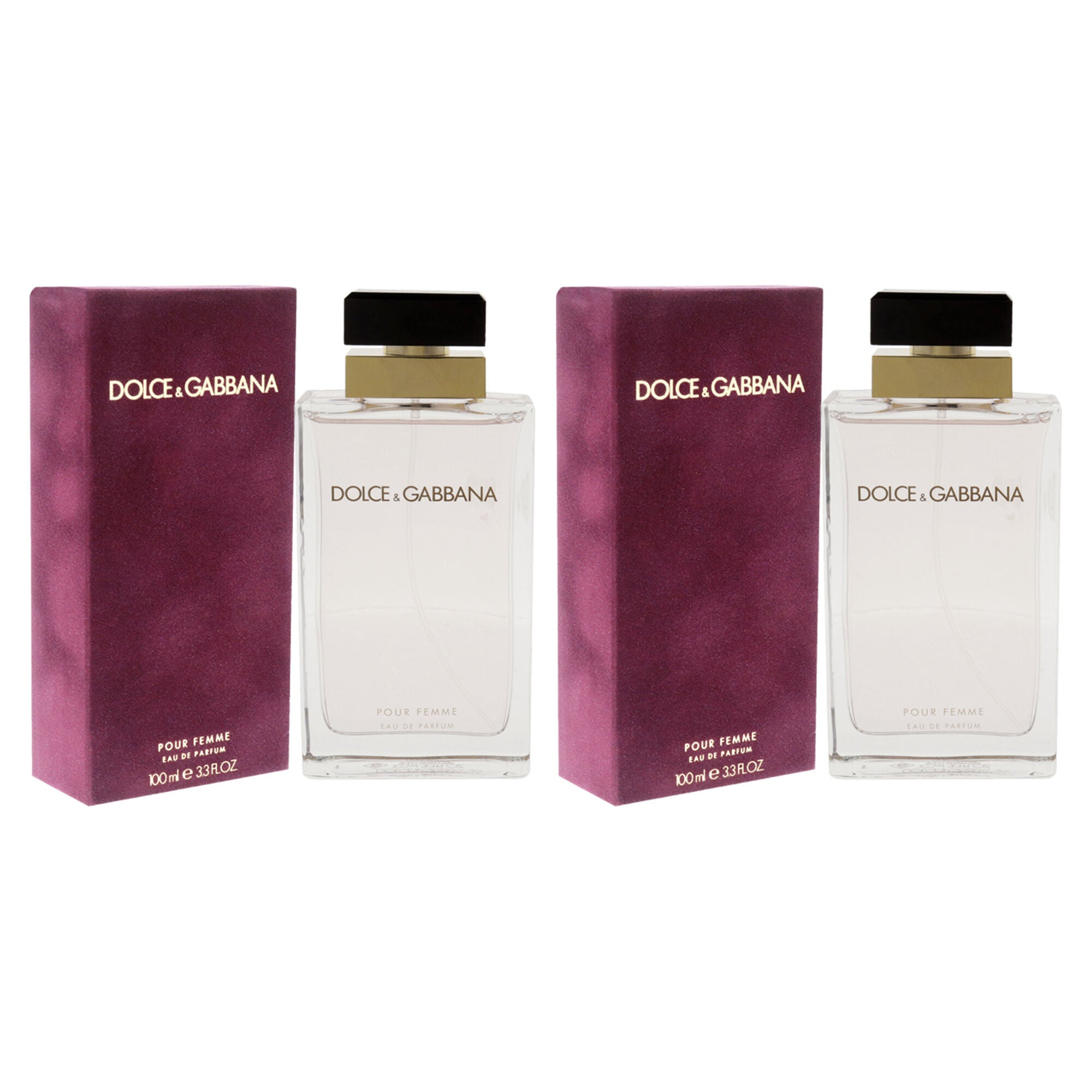 Dolce and Gabbana Pour Femme by Dolce and Gabbana for Women - 3.3 oz EDP Spray - Pack of 2, Clear, alternate image number 2