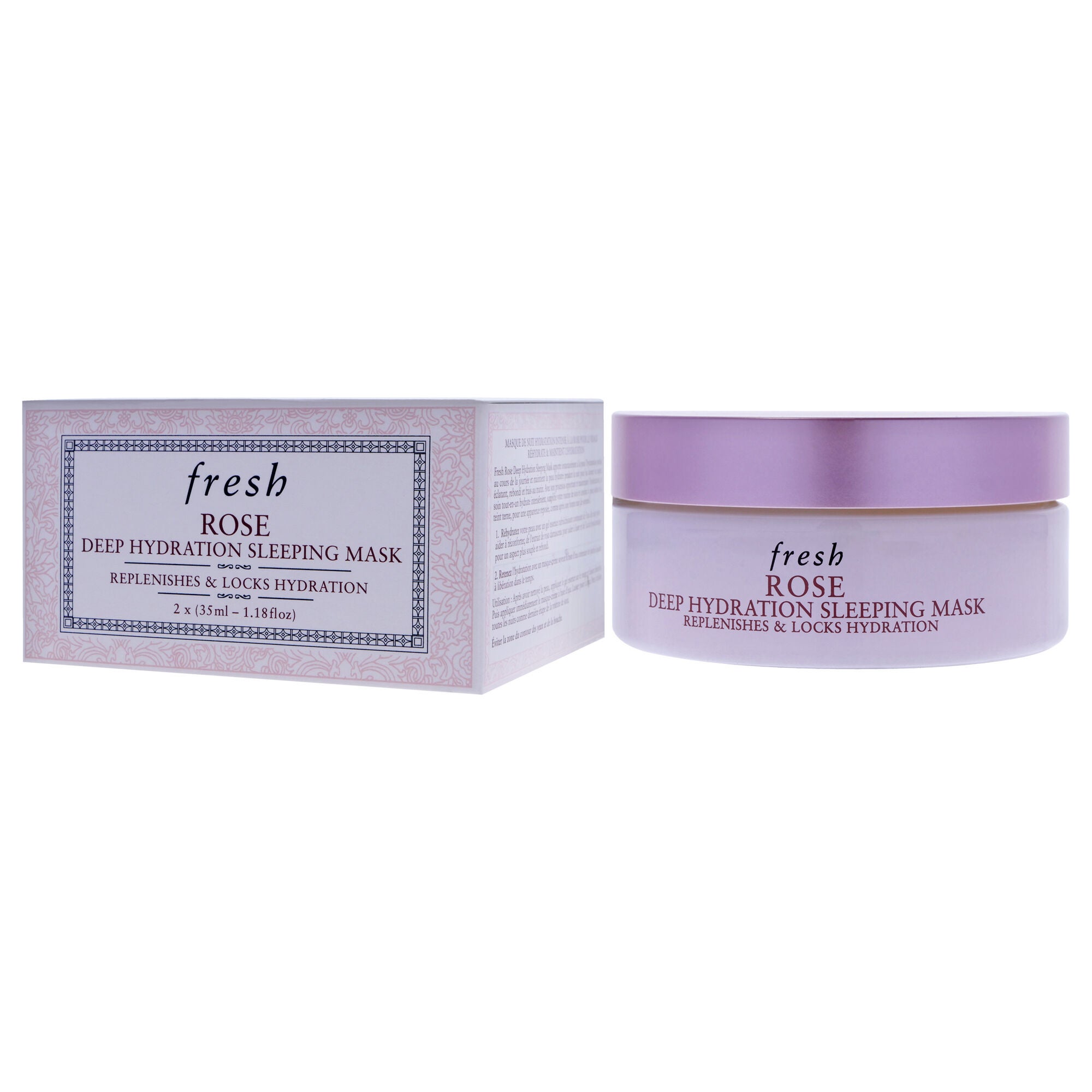 Rose Deep Hydration Sleeping Mask by Fresh for Women - 2.36 oz Mask, See Description, alternate image number 2