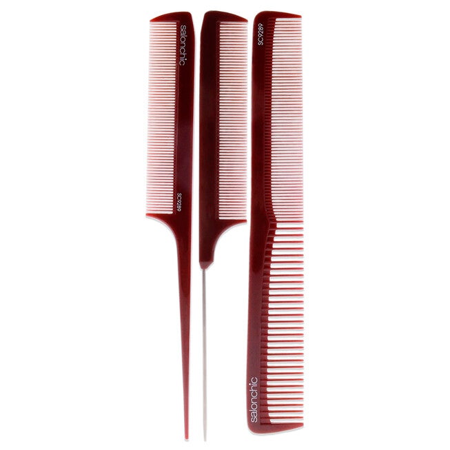 SalonChic Comb Set by SalonChic for Unisex - 3 Pc Comb, , alternate image number null