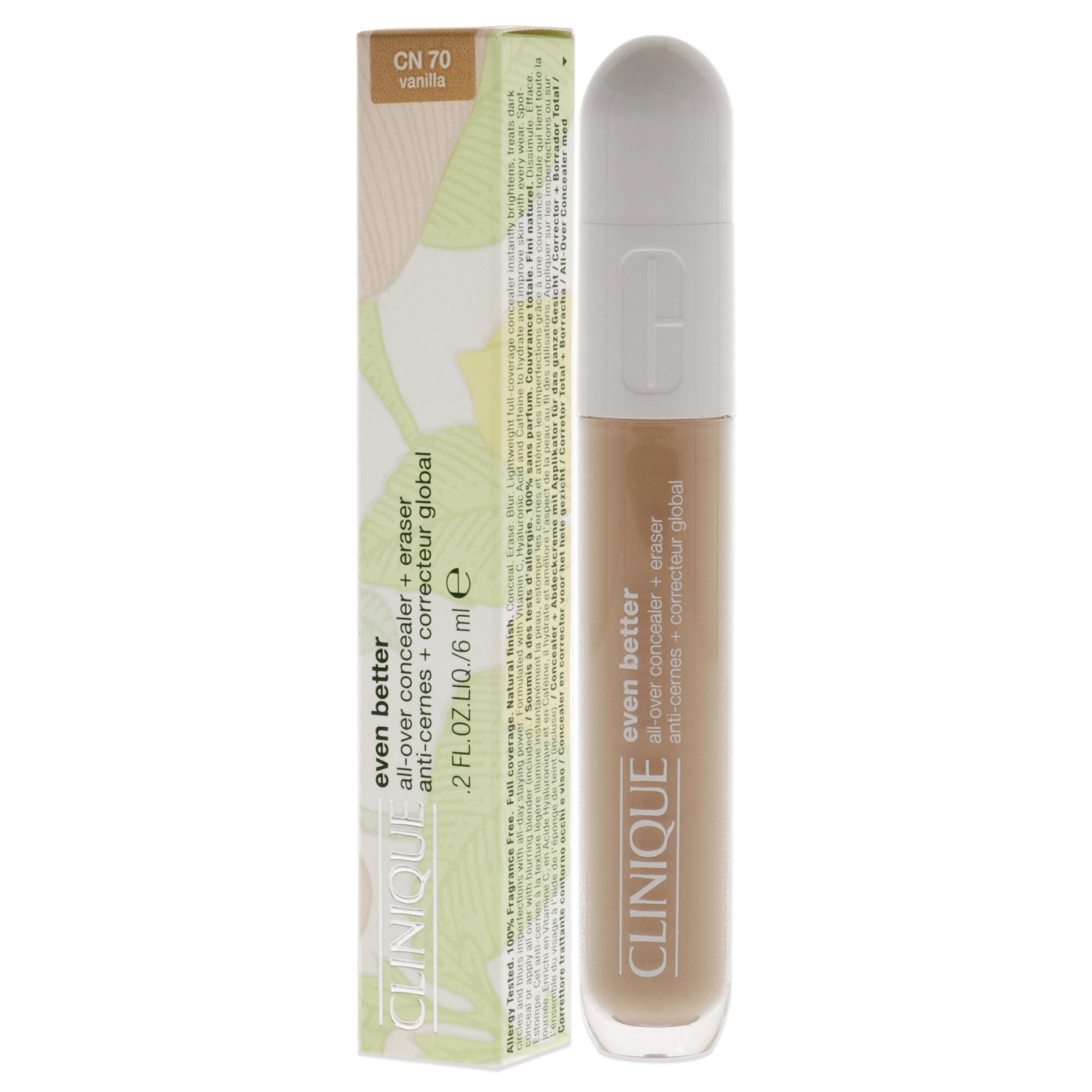 Even Better All-Over Concealer Plus Eraser - CN 70 Vanillia by Clinique for Women - 0.2 oz Concealer, See Description, alternate image number 3