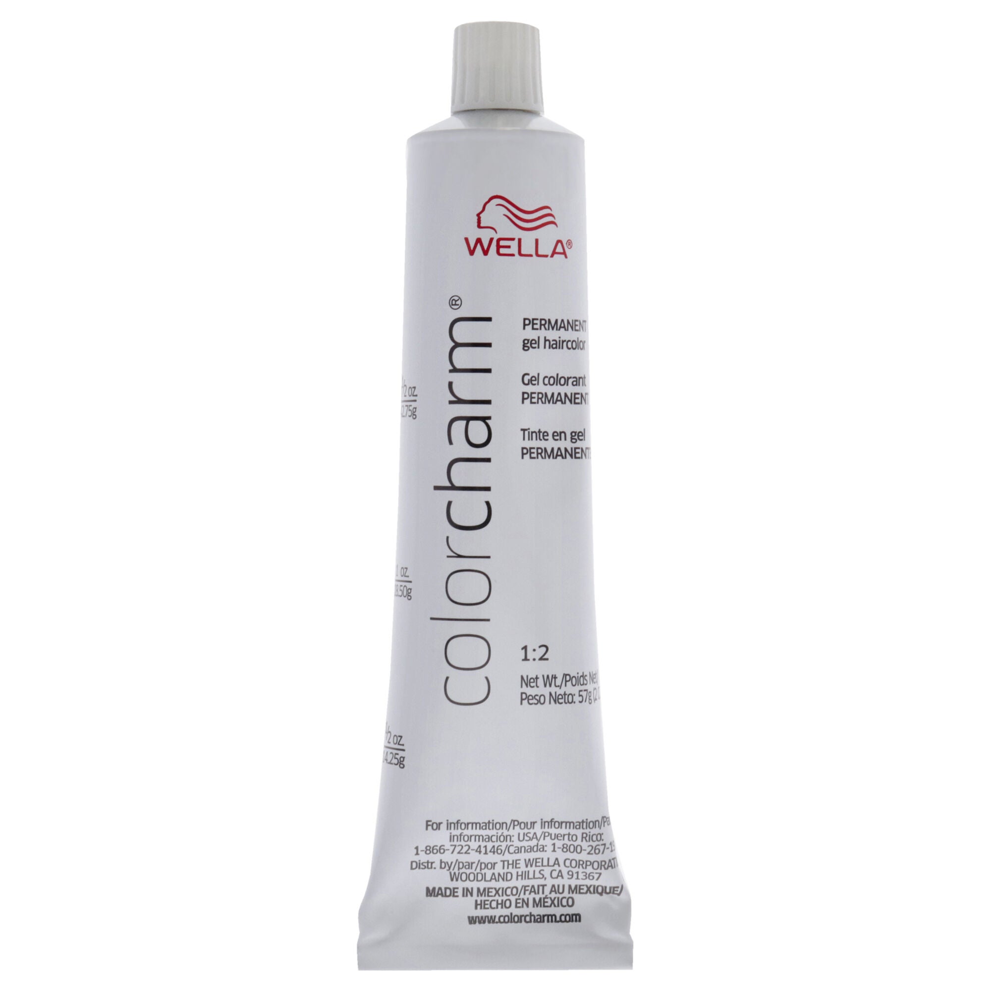 Color Charm Permanent Hair Color Gel - 3RV 367 Black Cherry by Wella for Unisex - 2 oz Hair Color, See Description, alternate image number 1