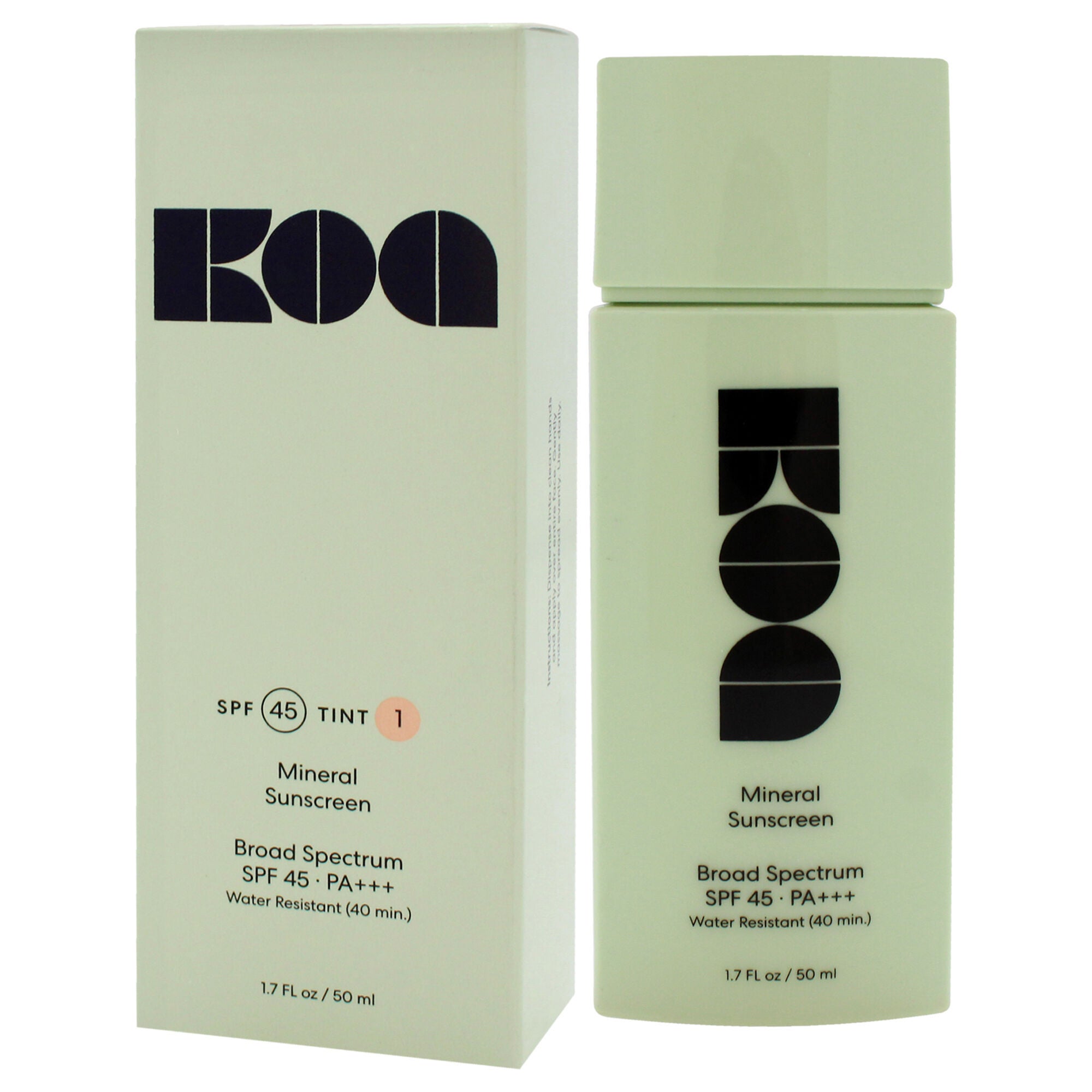 Mineral Sunscree SPF 45 PA Plus - Tint by KOA for Unisex - 1.7 oz Sunscreen, See Description, alternate image number 3