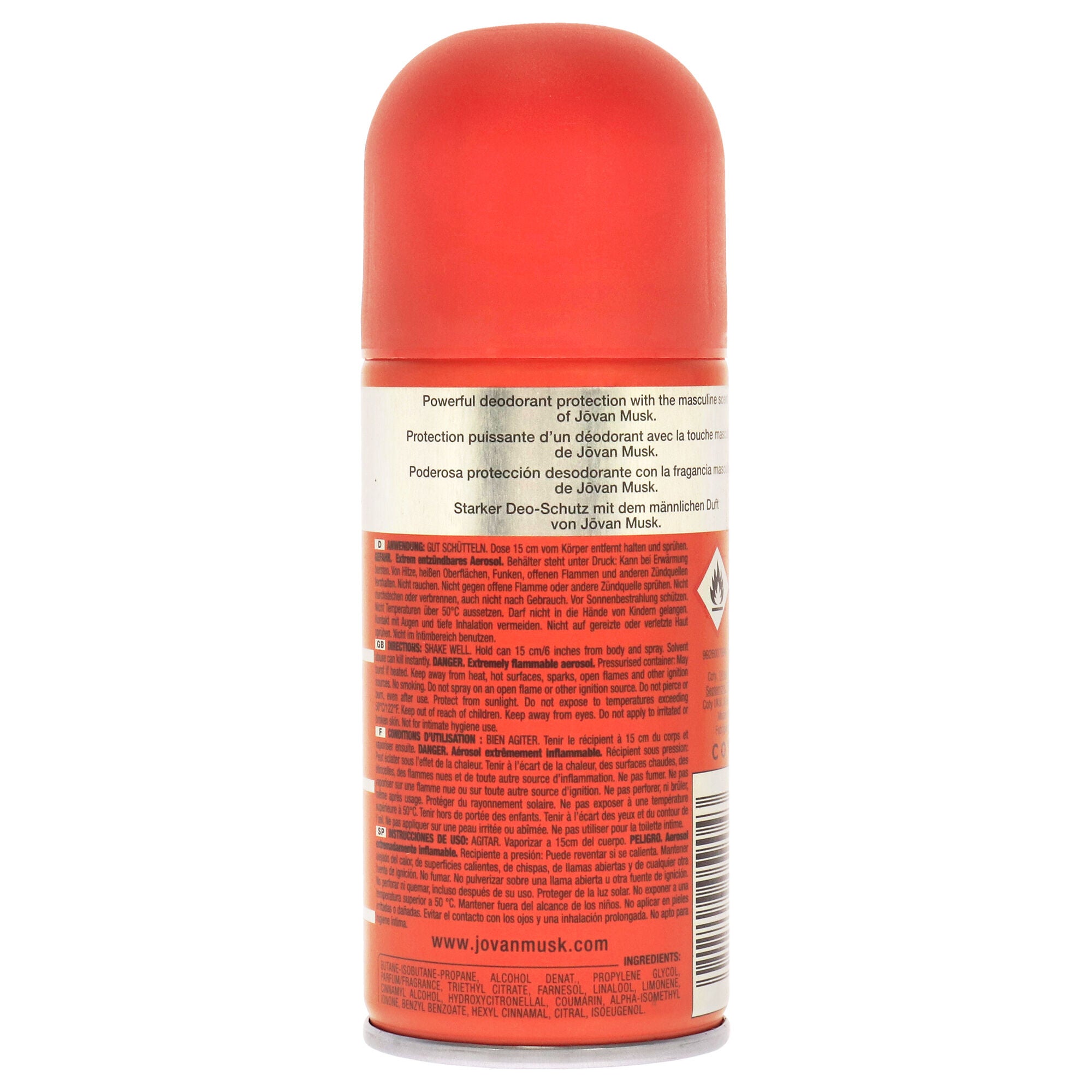 Jovan Musk by Jovan for Men - 5 oz Deodorant Spray, See Description, alternate image number 2