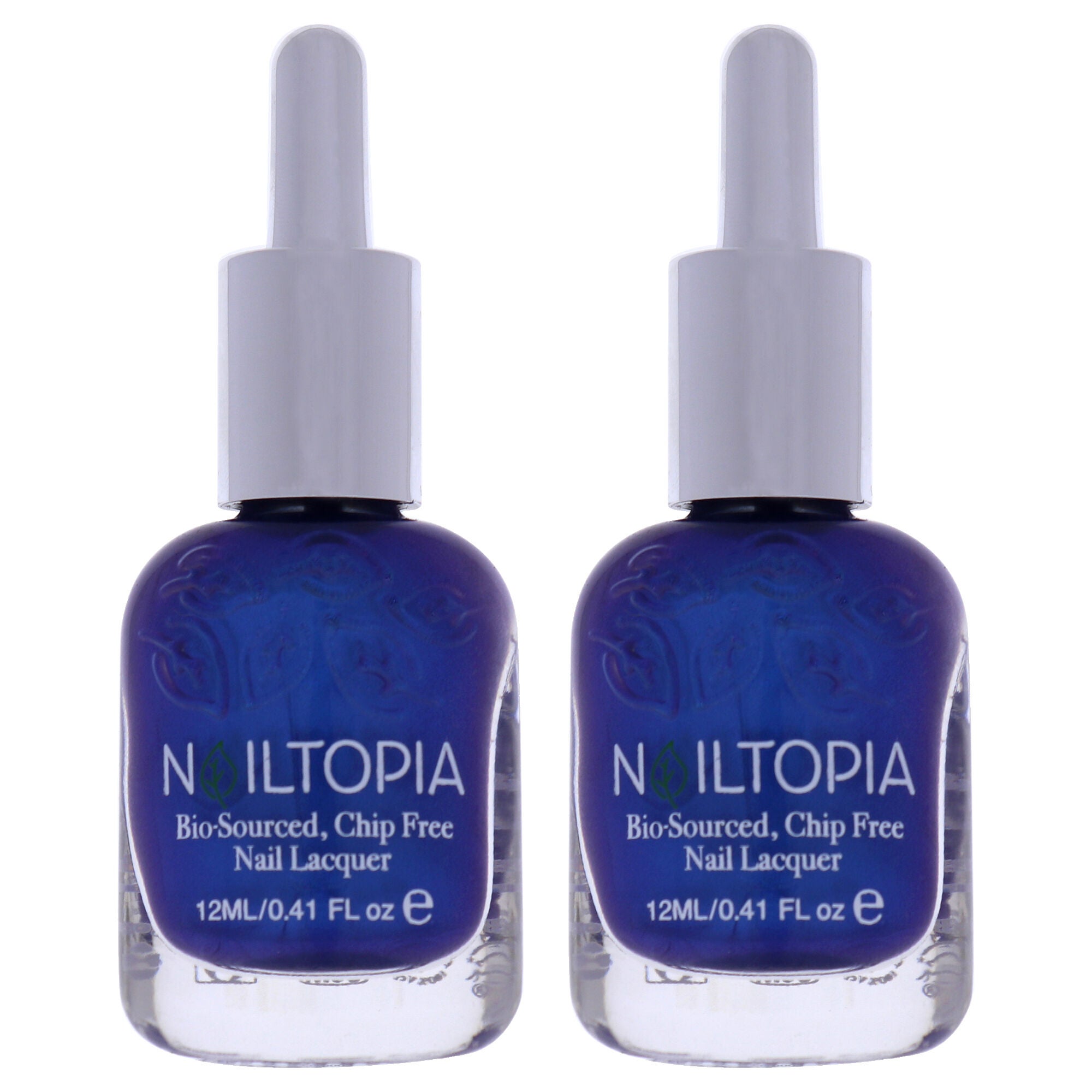 Bio-Sourced Chip Free Nail Lacquer - Ride The Wave by Nailtopia for Women - 0.41 oz Nail Polish - Pack of 2, See Description, hi-res image number 0