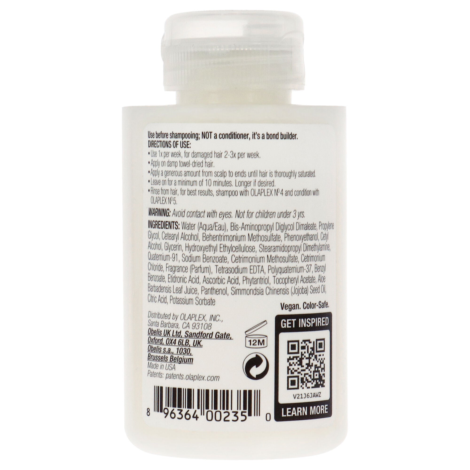 No 3 Olaplex Hair Perfector by Olaplex for Unisex - 3.3 oz Treatment, , alternate image number 4