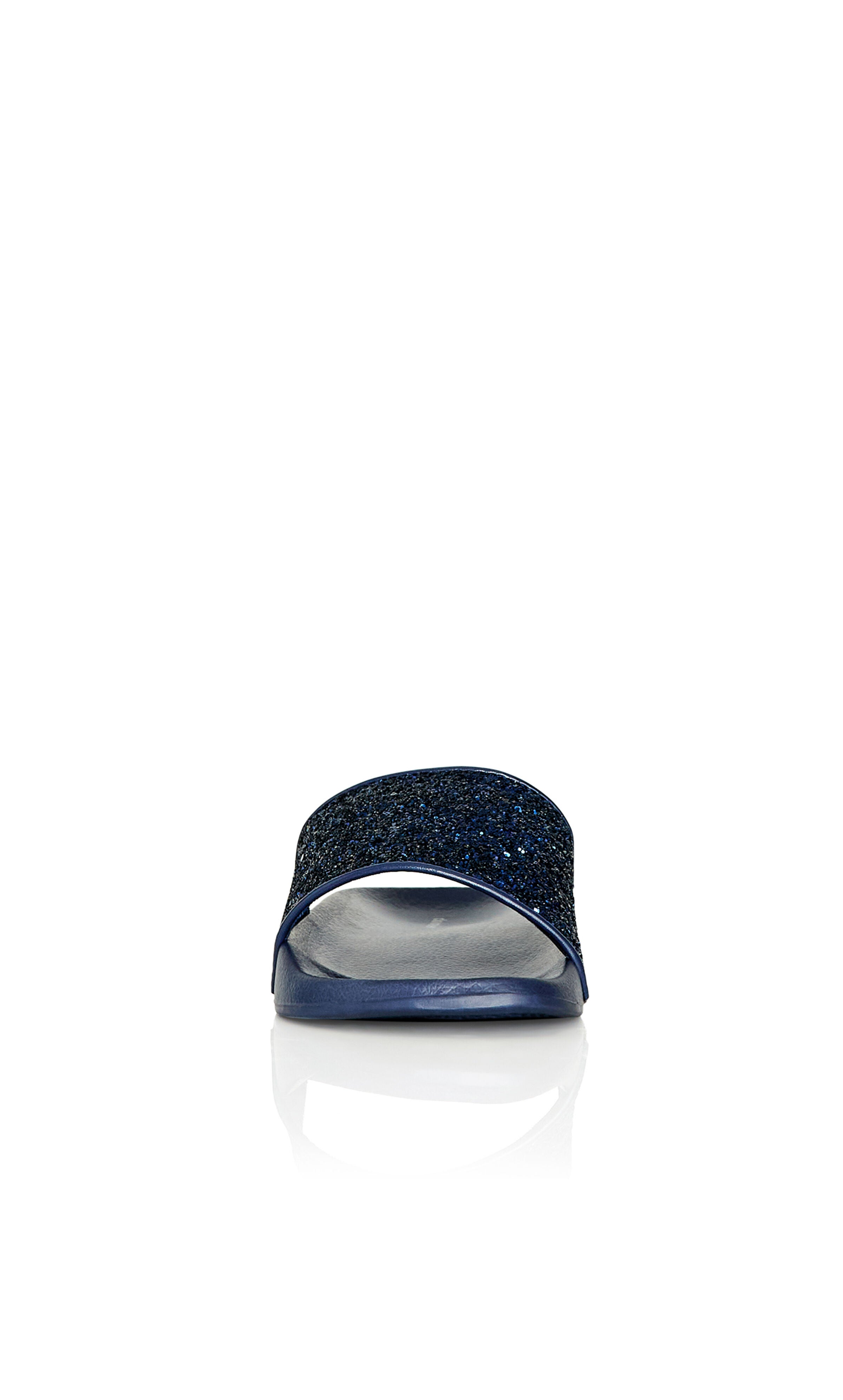 WIDE FIT Sally Sparkle Slide - navy, , alternate image number 4