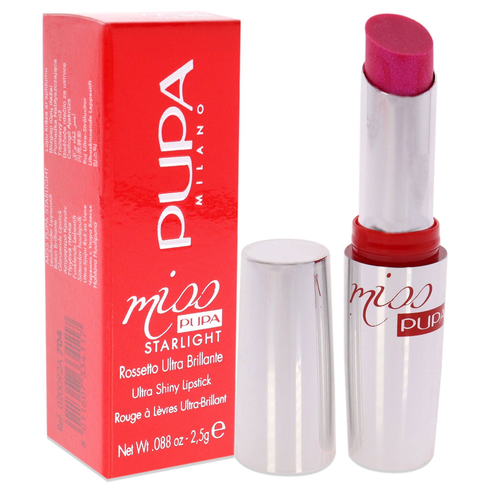 Miss Pupa Starlight Ultra-shiny - 704 Lovely Meghan by Pupa Milano for Women - 0.88 oz Lipstick, See Description, alternate image number 1