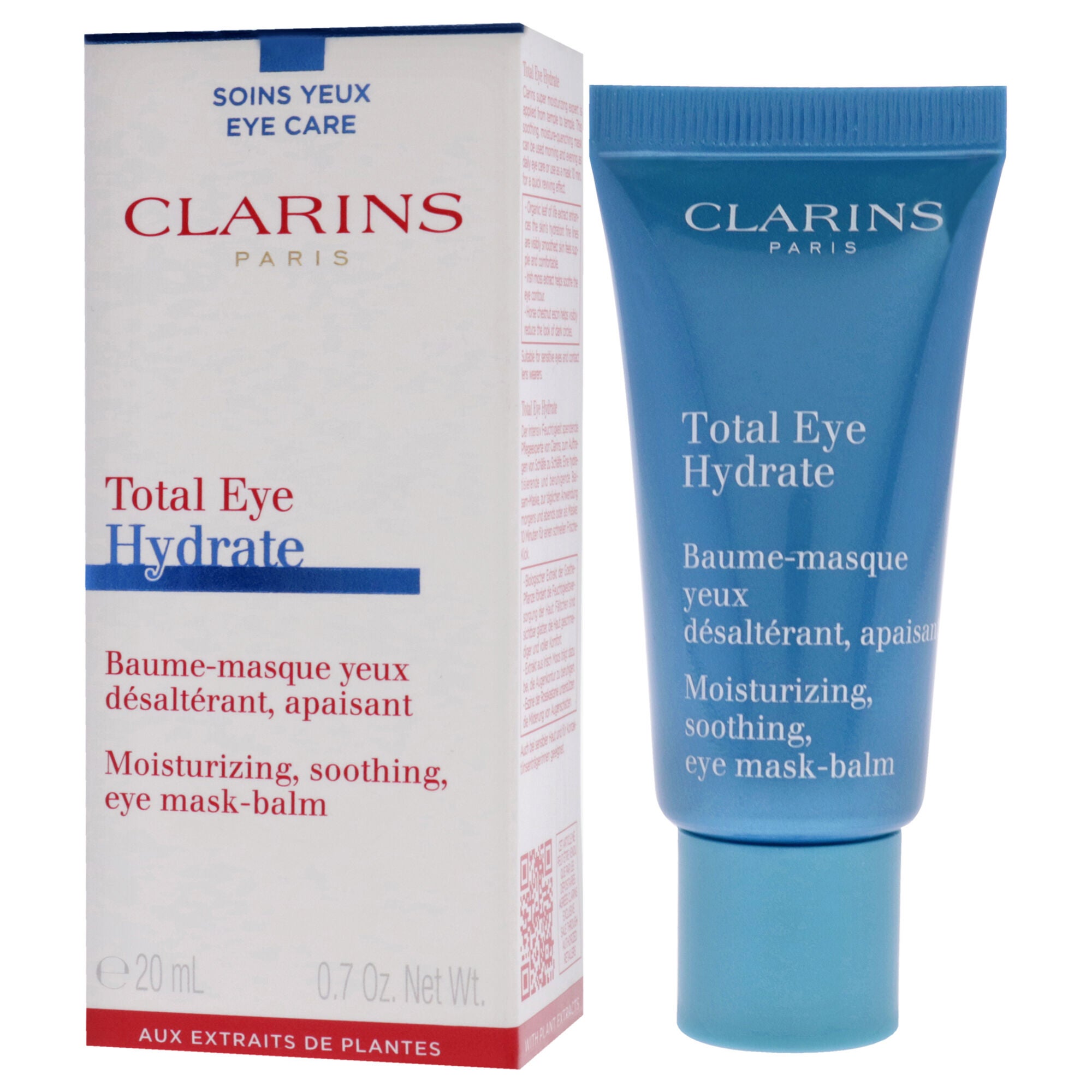 Total Eye Hydrate Moisturizing Soothing Eye Mask-Balm by Clarins for Women - 0.7 oz Balm, , alternate image number 7