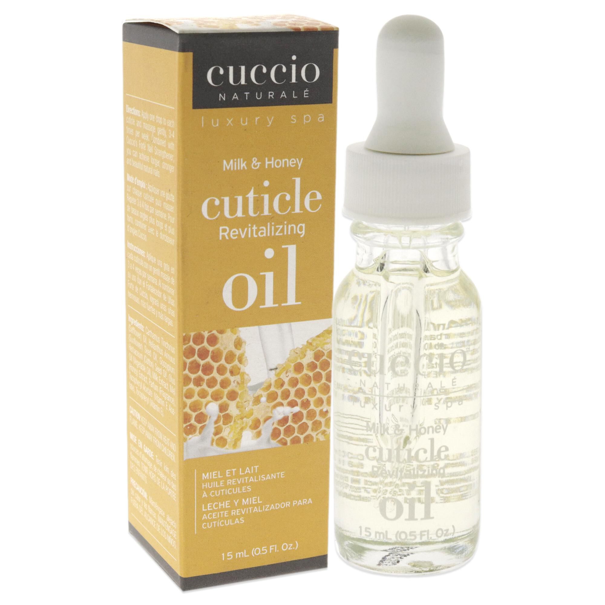 Cuticle Revitalizing Oil - Milk and Honey by Cuccio Naturale for Unisex - 0.5 oz Oil, See Description, alternate image number 1