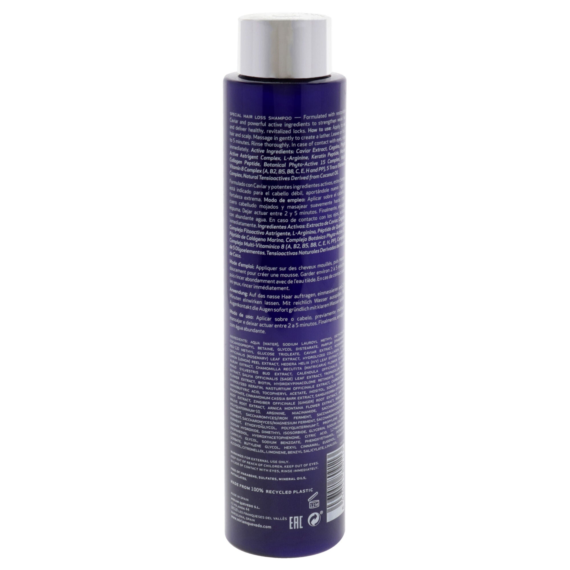 Extreme Caviar Special Hair Loss Shampoo by Miriam Quevedo for Unisex - 8.5 oz Shampoo, See Description, alternate image number 1