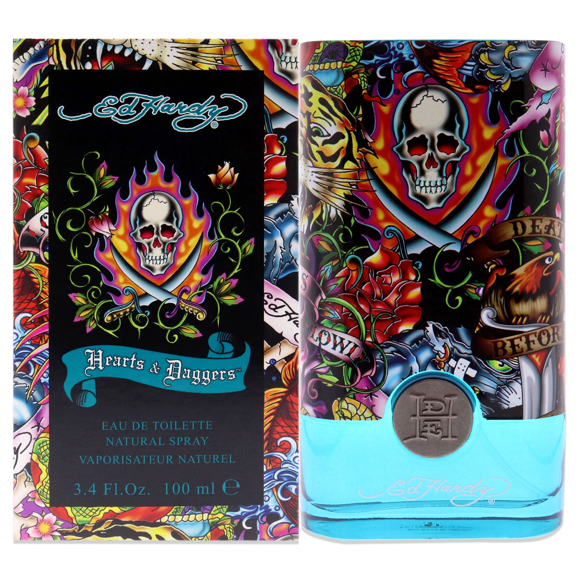 Ed Hardy Hearts and Daggers by Christian Audigier for Men - 3.4 oz EDT Spray, , alternate image number 5