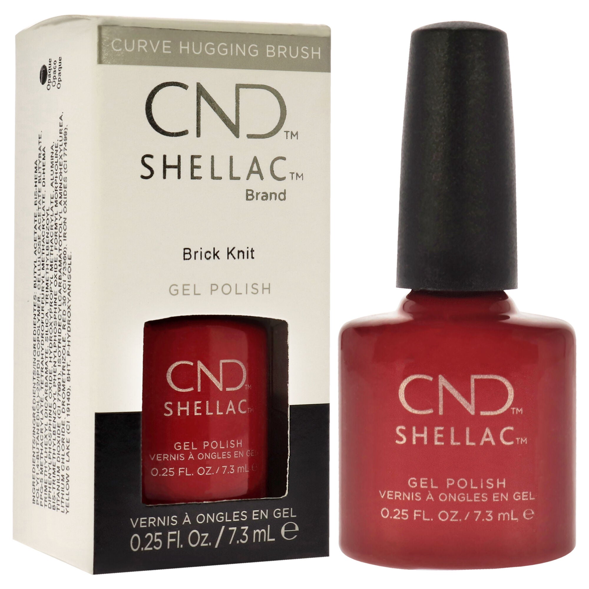 Shellac Nail Color - Brick Knit by CND for Women - 0.25 oz Nail Polish, See Description, alternate image number 2