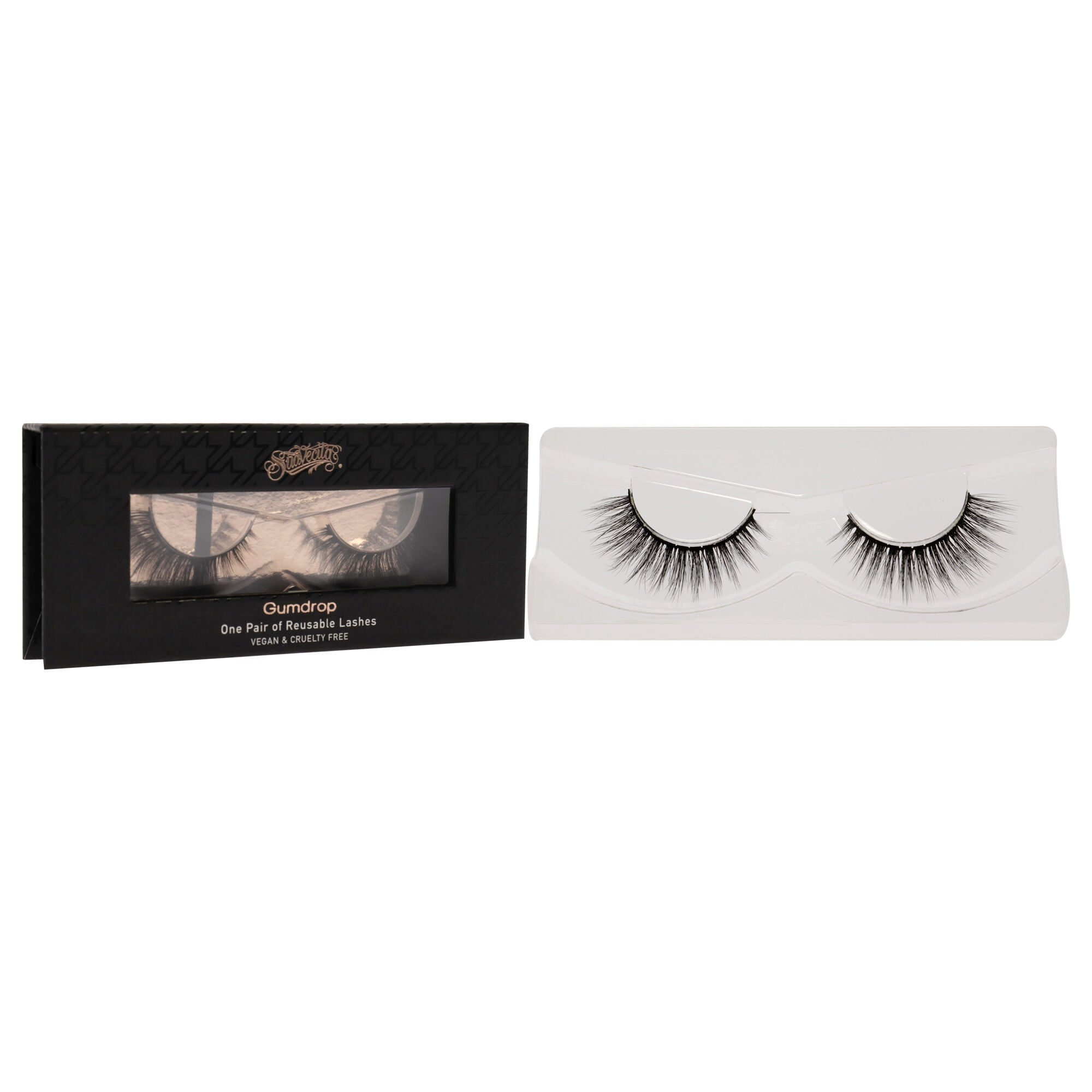Synthetic Silk Lashes - Gumdrop by Suavecito for Women - 1 Pair Eyelashes, See Description, alternate image number 2