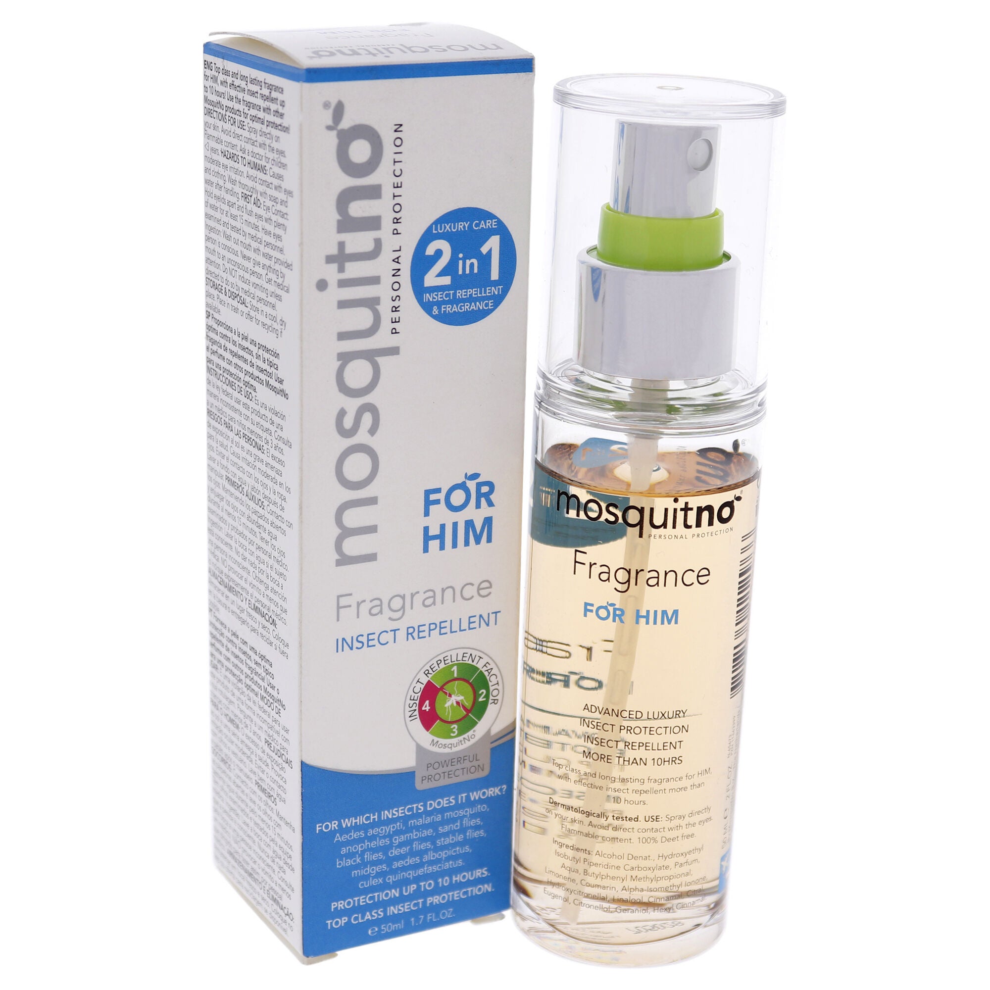 Mosquitno Fragrance For Him by Mosquitno for Men - 1.7 oz Body Spray, See Description, alternate image number 3