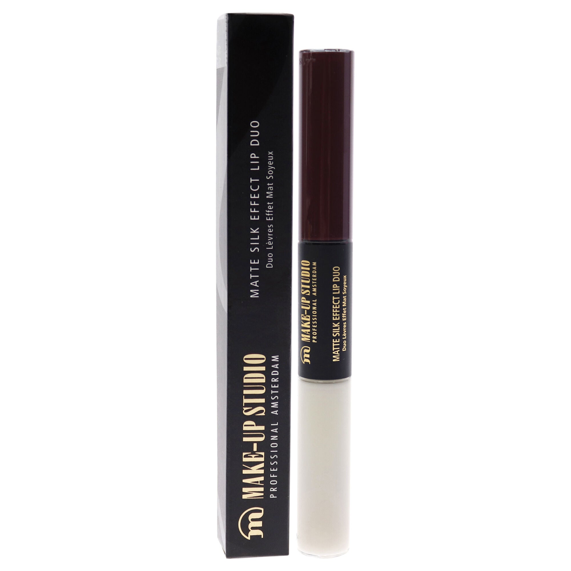 Matte Silk Effect Lip Duo - Juicy Blackberry by Make-Up Studio for Women - 0.2oz Lipstick, See Description, alternate image number 2