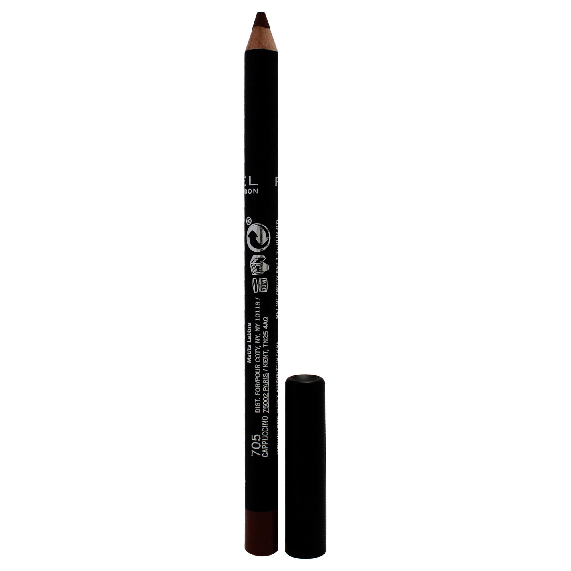 Lasting Finish Lip Liner - 705 Cappuccino by Rimmel London for Women - 0.04 oz Lip Liner, See Description, alternate image number 2