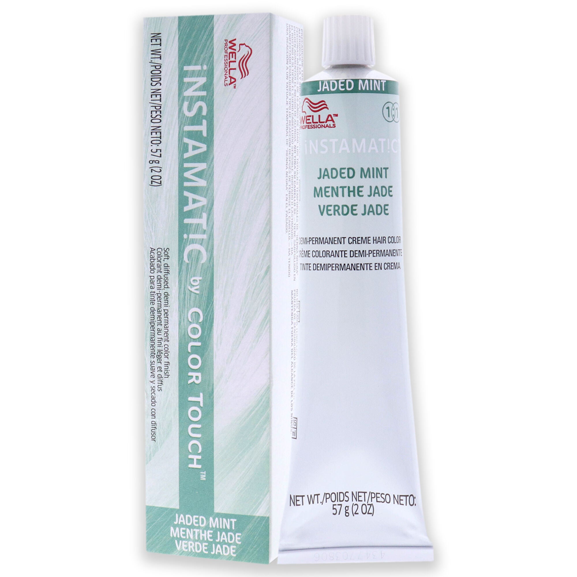 Instamatic By Color Touch Demi-Permanent Hair Color - Jaded Mint by Wella for Unisex - 2 oz Hair Color, See Description, alternate image number 3