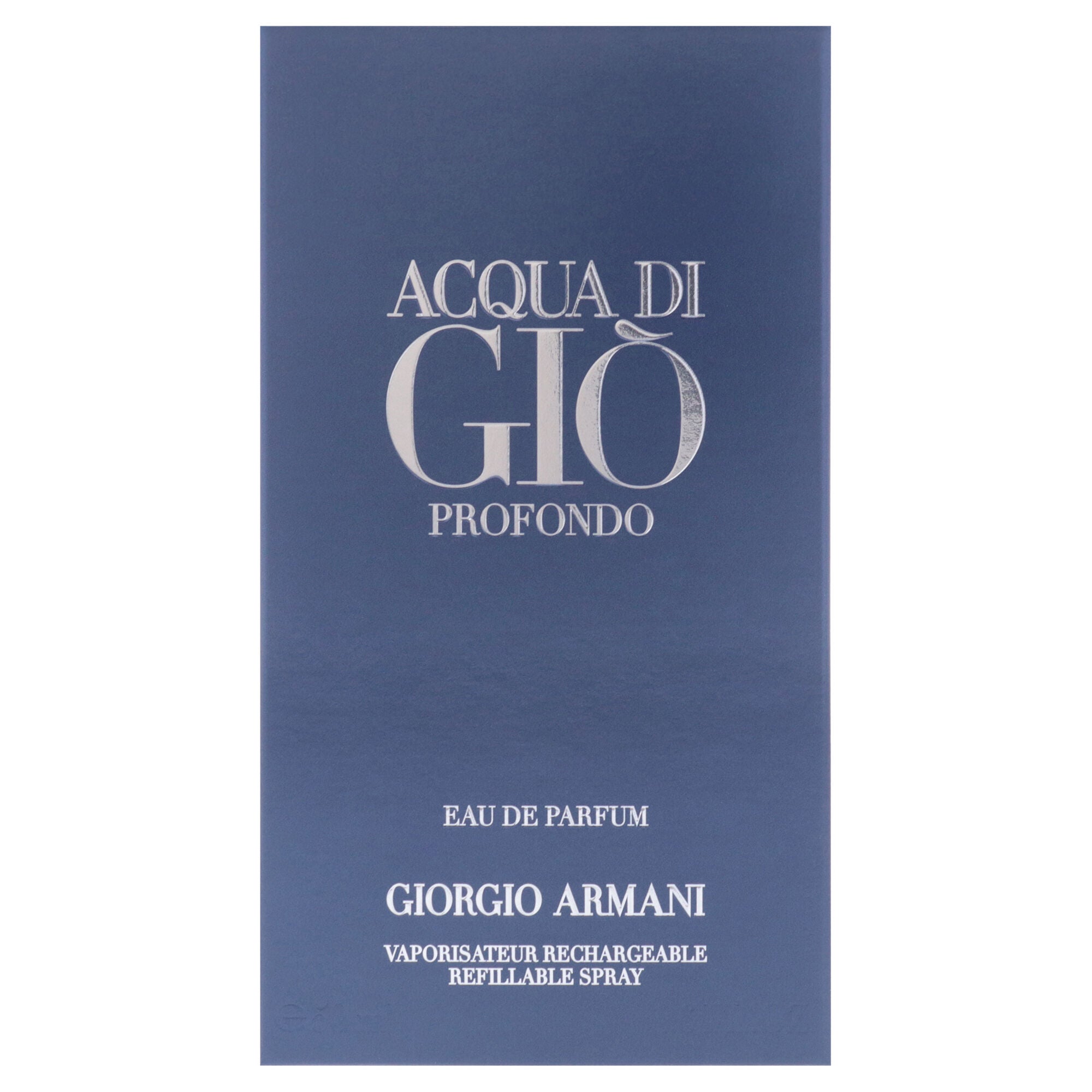 Acqua Di Gio Profondo by Giorgio Armani for Men - 1.6 oz EDP Spray, Clear, alternate image number 3