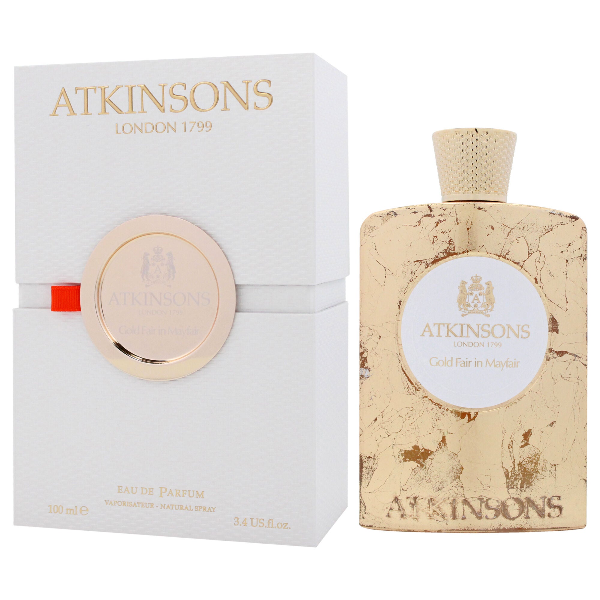Gold Fair In Mayfair by Atkinsons for Men - 3.4 oz EDP Spray, Clear, alternate image number 3