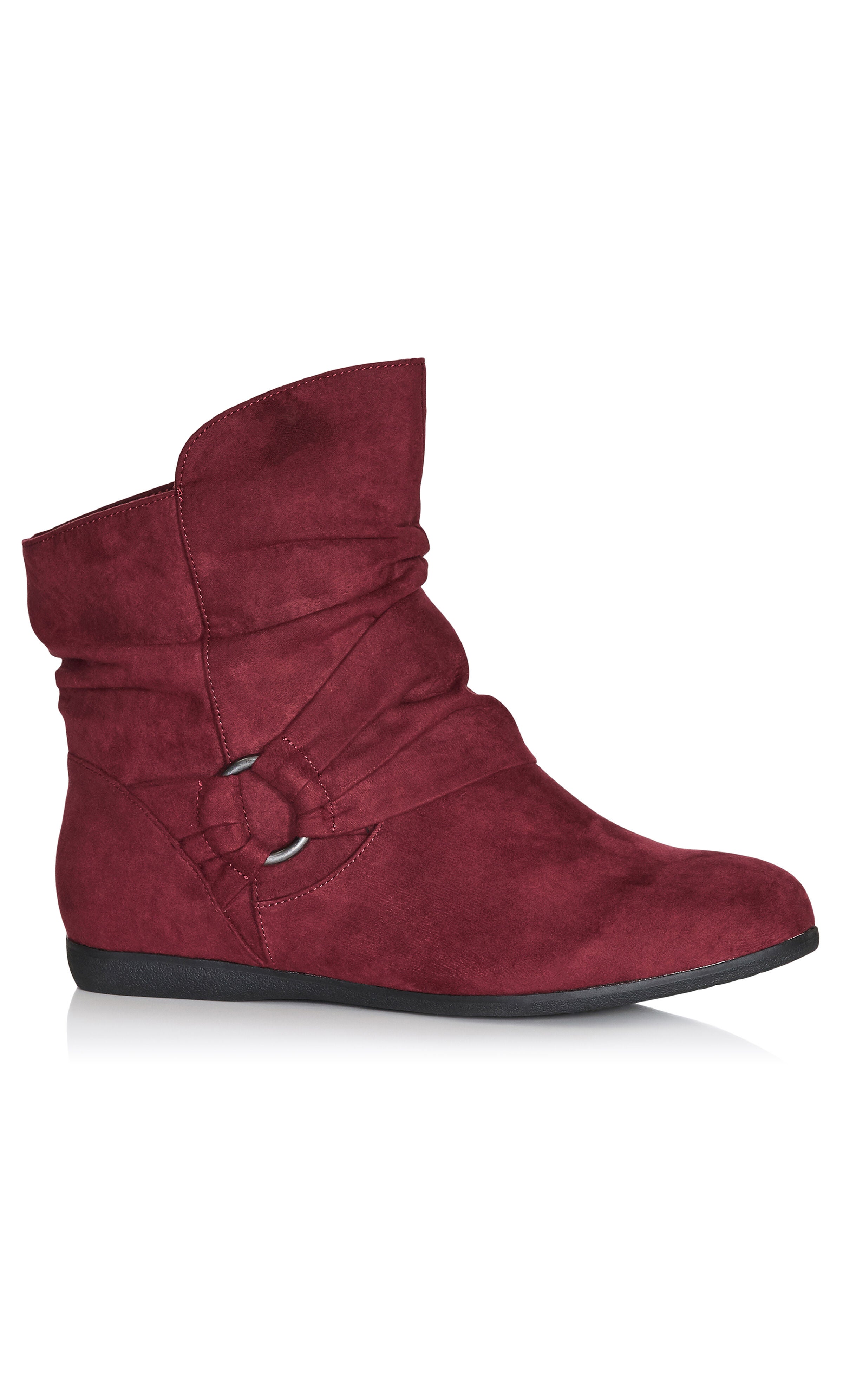 WIDE FIT Serena Ankle Boot - burgundy, Red, hi-res image number 0