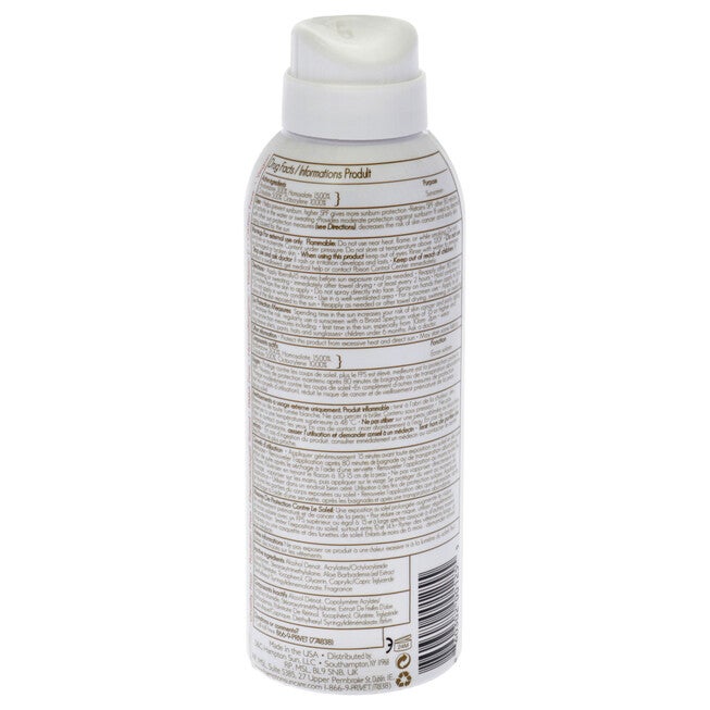 Continuous Mist Sunscreen SPF 30 by Hampton Sun for Unisex - 5 oz Sunscreen, NA, alternate image number null