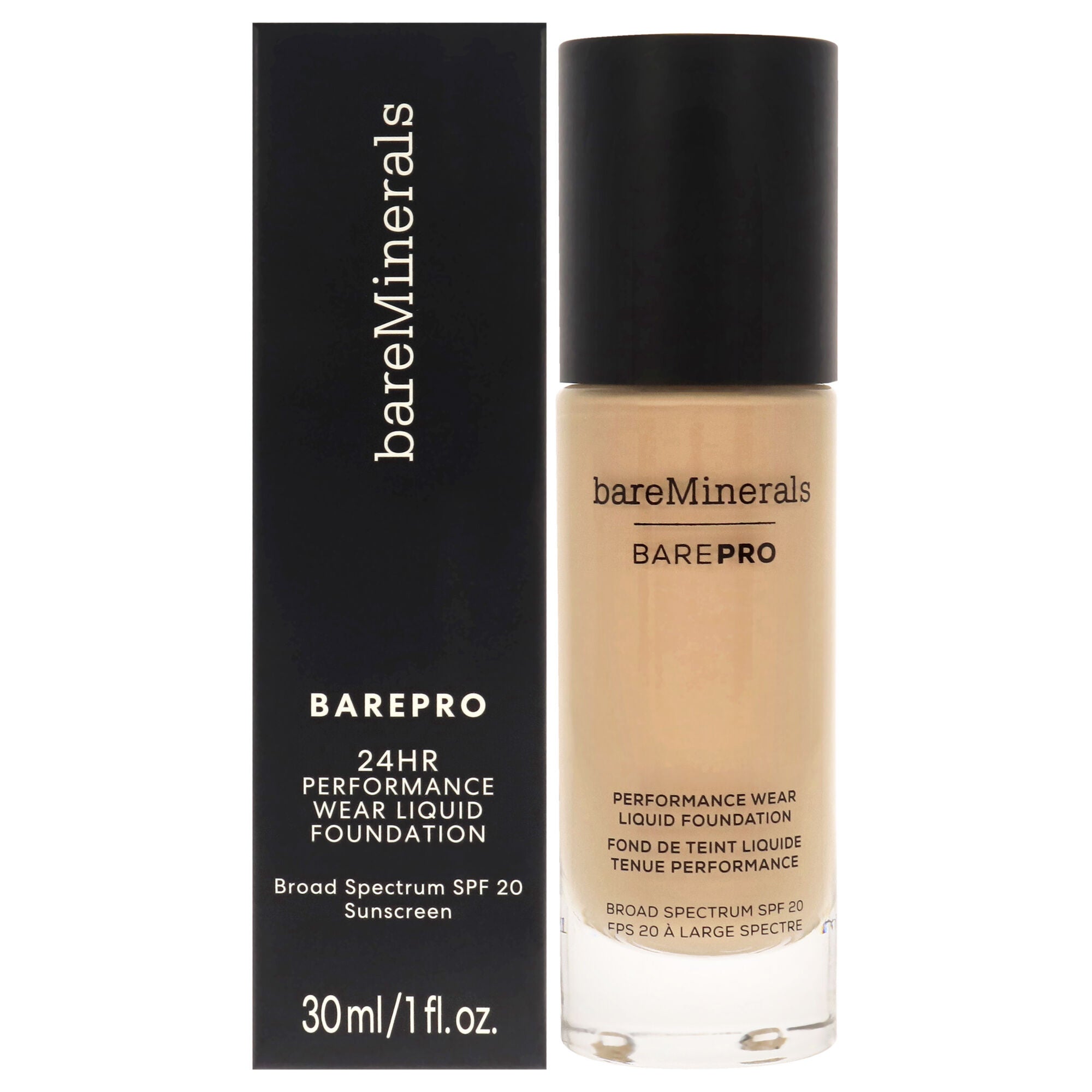Barepro Performance Wear Liquid Foundation SPF 20 - 10 Cool Beige by bareMinerals for Women - 1 oz Foundation, See Description, hi-res image number 0