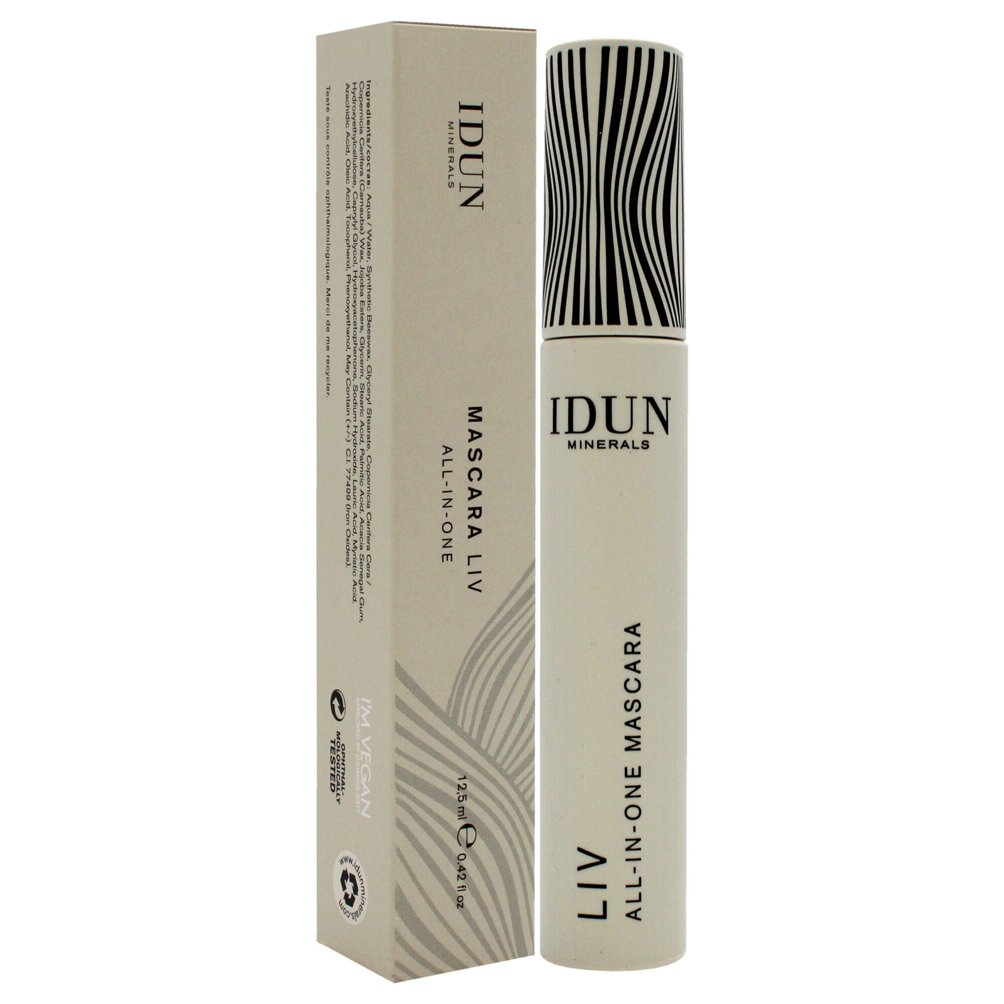Liv All-in-one Mascara - 014 Black by Idun Minerals for Women - 0.42 oz Mascara, See Description, alternate image number 1