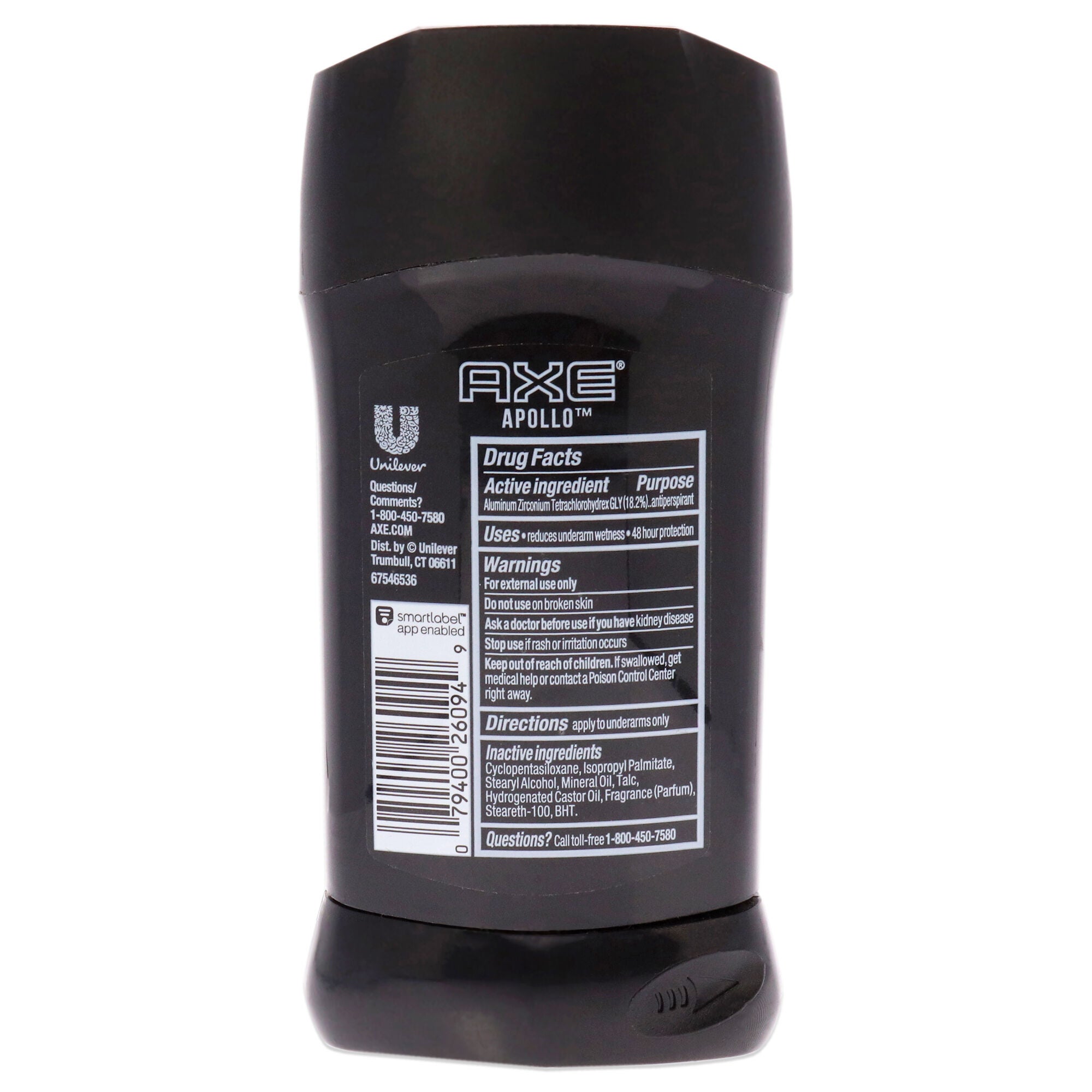 Apollo 48H Dry Antiperspirant and Deodorant Stick by Axe for Men - 2.7 oz Deodorant Stick, , alternate image number 3