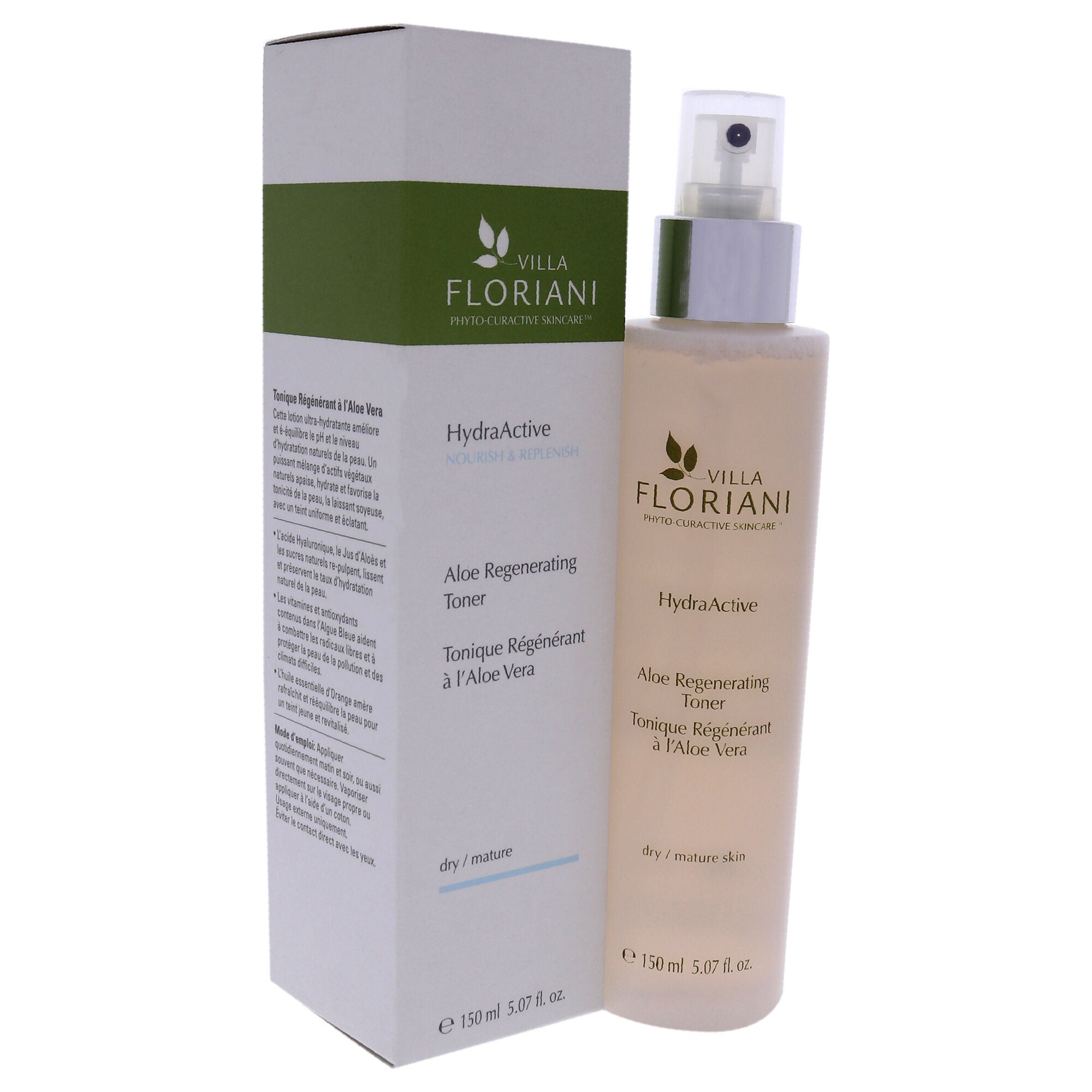 Regenerating Toner - Aloe by Villa Floriani for Women - 5.07 oz Toner, See Description, alternate image number 4