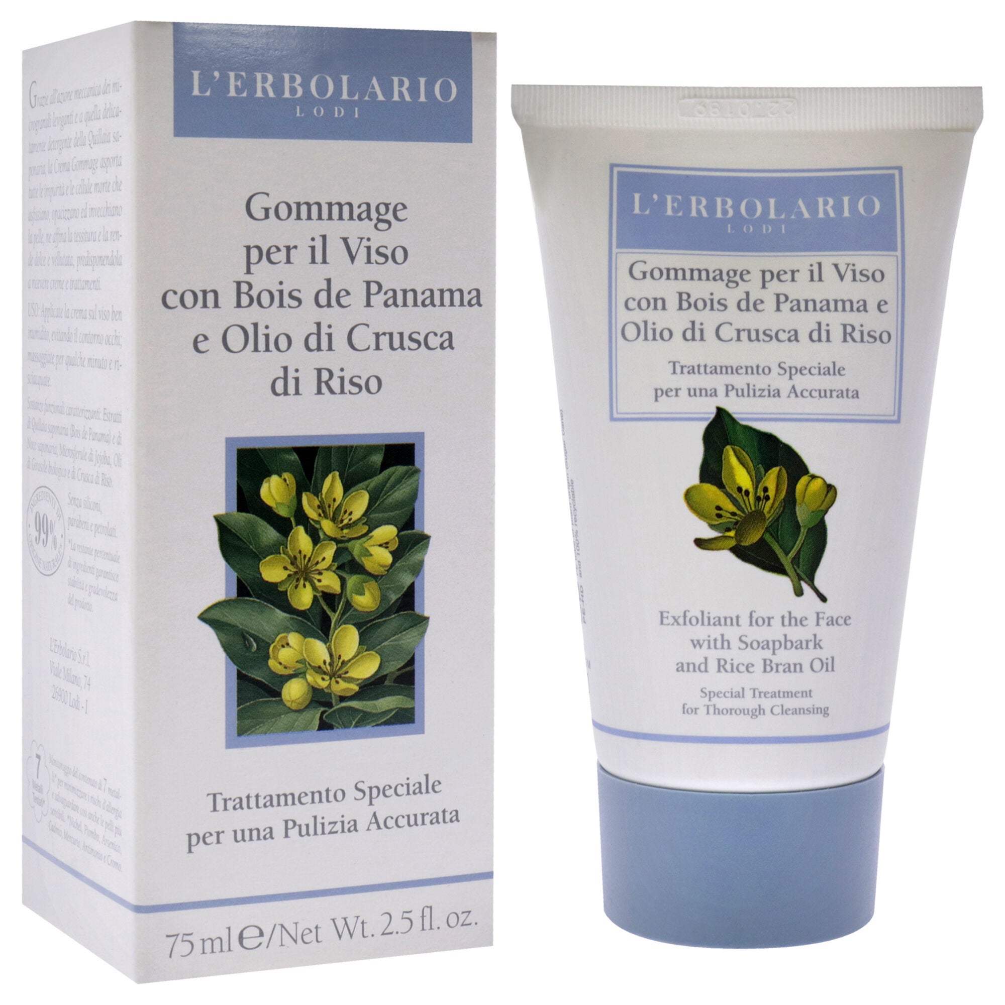 Exfoliant Soapbark - Rice Bran Oil by LErbolario for Unisex - 2.5 oz Cleanser, , alternate image number 6