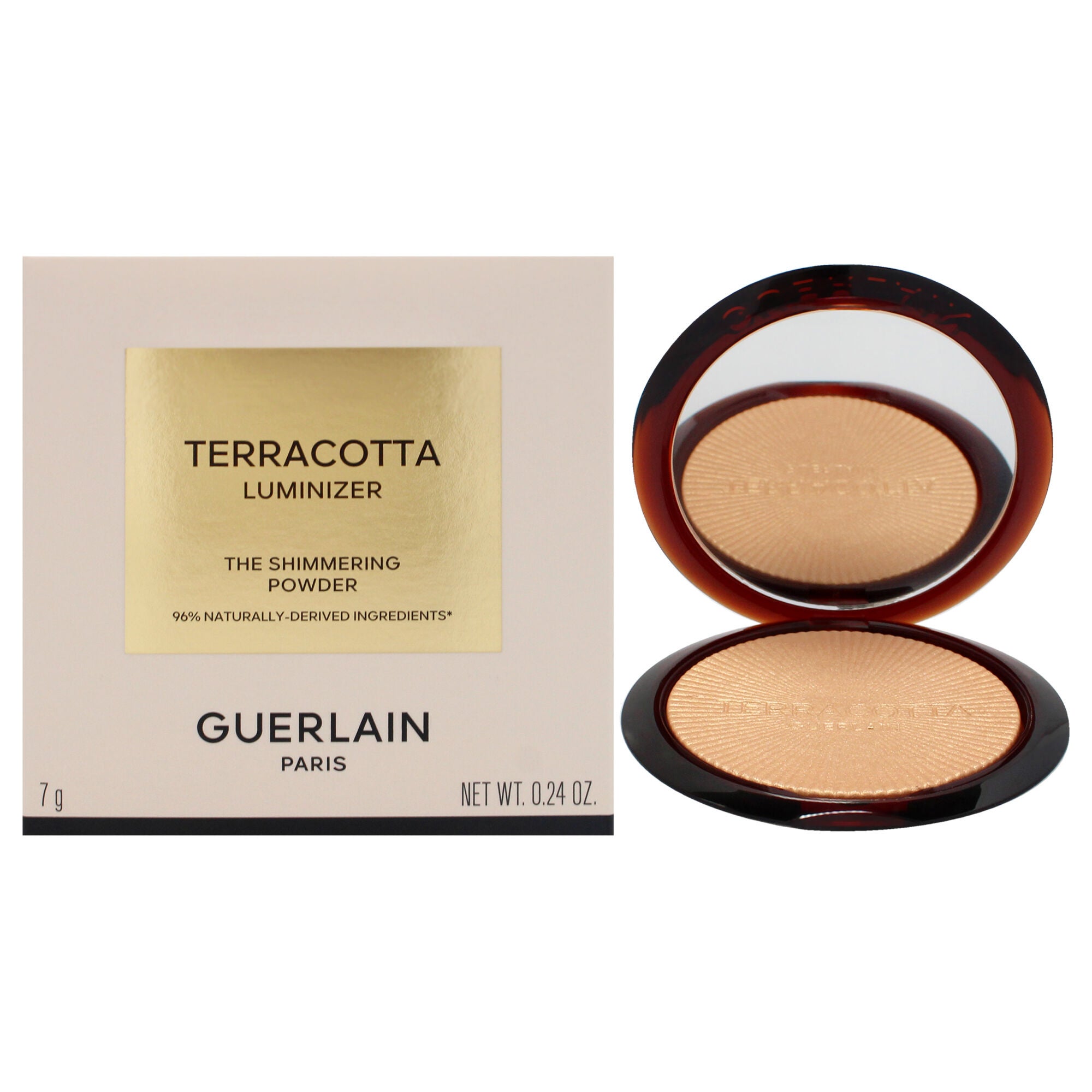 Terracotta Luminizer The Shimmering Powder - 01 Warm Gold by Guerlain for Women - 0.24 oz Powder, Beige, hi-res image number 0