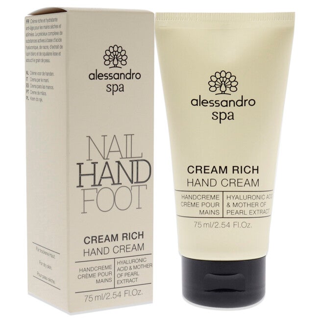 Spa Cream Rich Hand Cream by Alessandro for Women 2.54 oz Cream, , alternate image number null