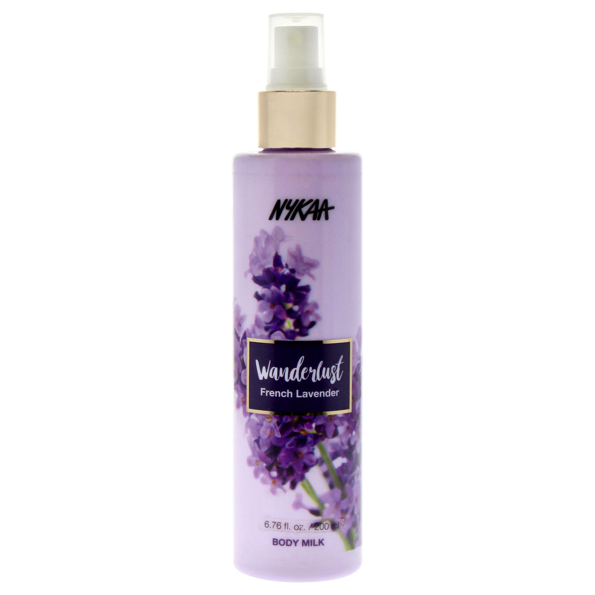 Wanderlust Body Milk - French Lavender by Nykaa Naturals for Women - 6.76 oz Body Milk, See Description, hi-res image number 0