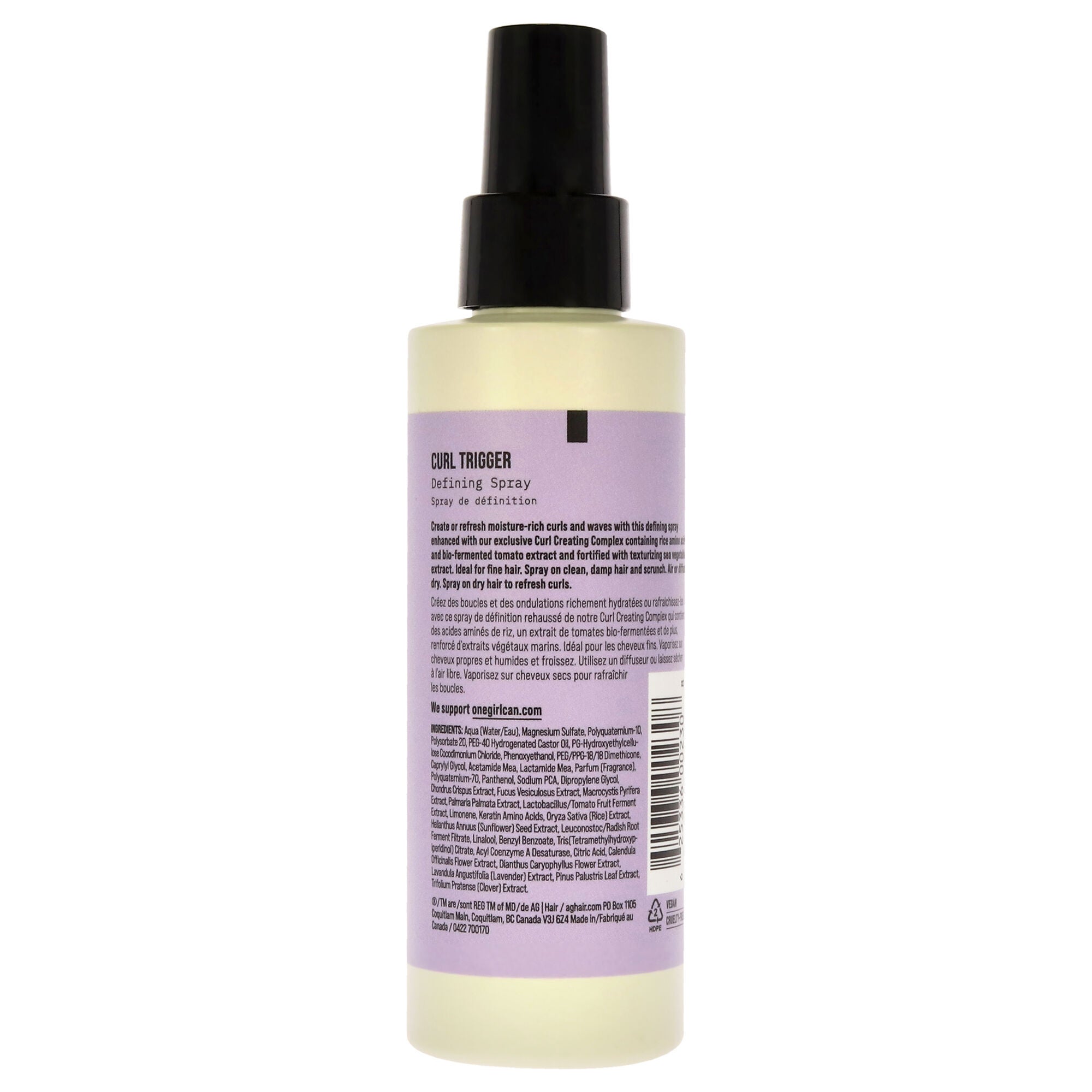 Curl Trigger Curl Defining Spray by AG Hair Cosmetics for Unisex - 5 oz Spray, See Description, alternate image number 2