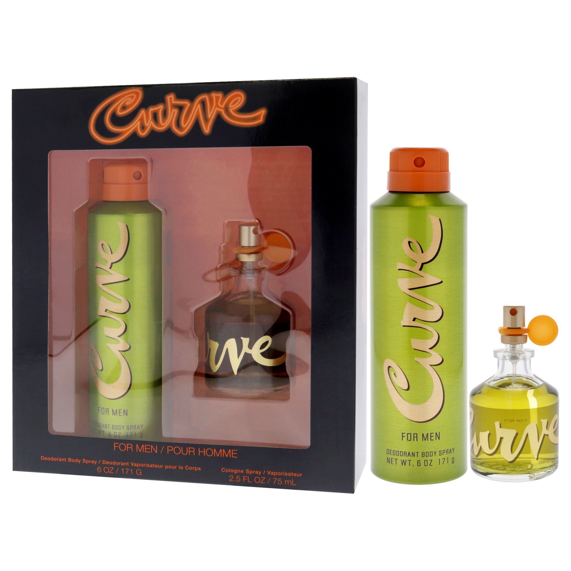 Curve by Liz Claiborne for Men - 2 Pc Gift Set 2.5oz Cologne Spray, 6oz Deodorant Body Spray, , alternate image number 8